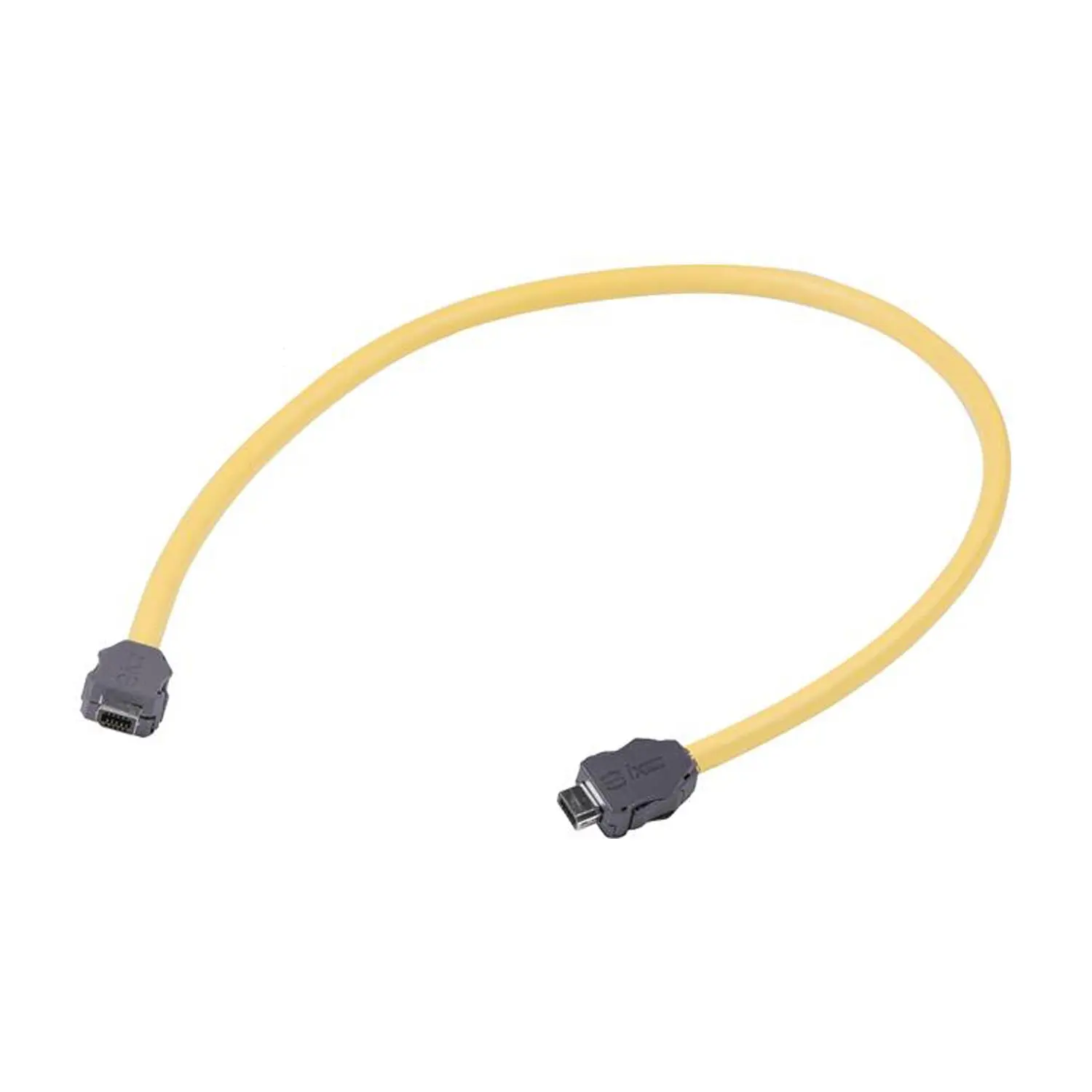 Produktfoto 1 von 33480606830002 HARTING ix Industrial Typ-A, Ethernet Verkabelung Cat. 6A mit 1/1 Verdrahtung 10 / 10-polig gerade, 4x2xAWG28/7 Bauform Seite 1 ix Industrial Typ A IP20
