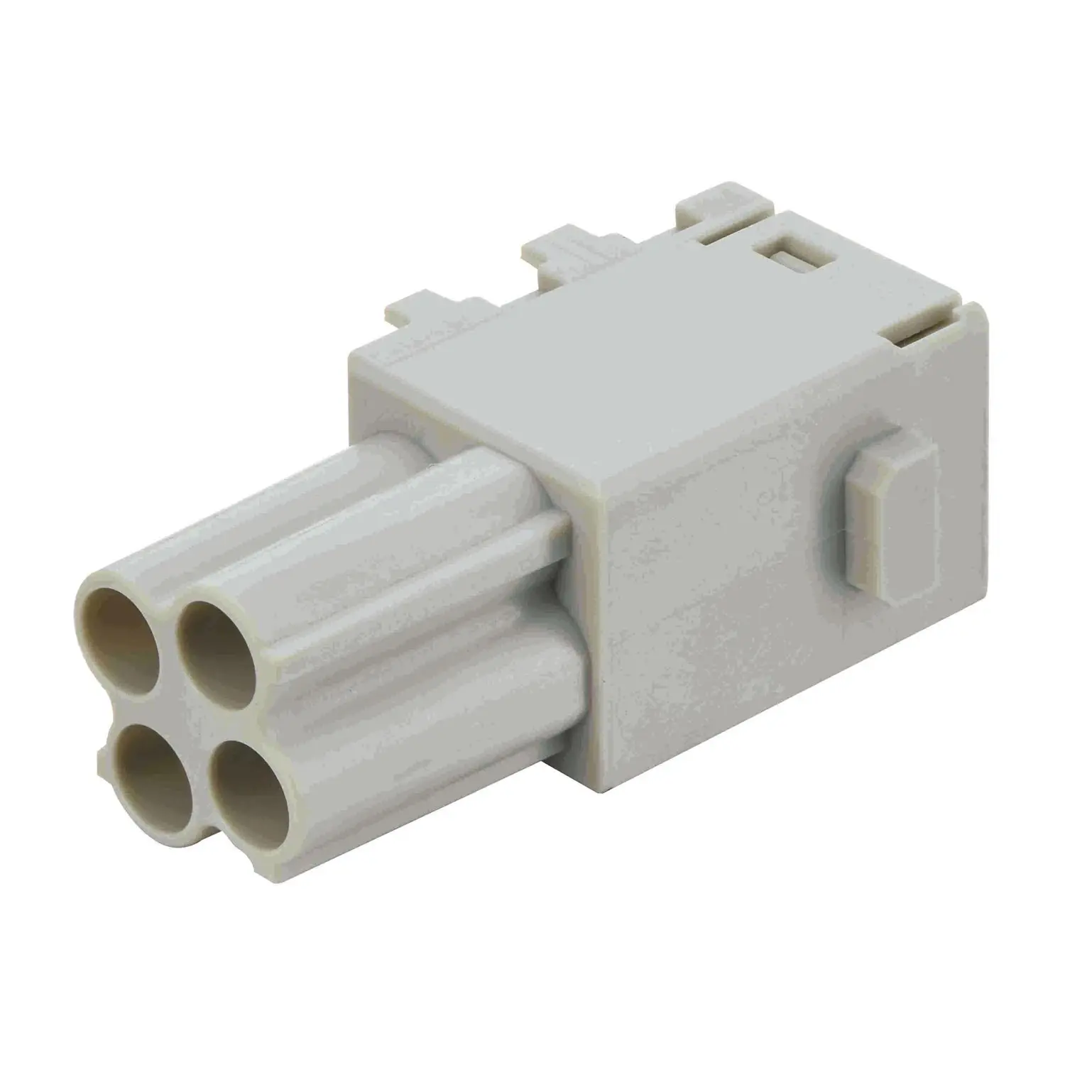 Produktfoto 1 von 09149041101 HARTING Han Domino EE Modul cube, kleiner Tab Buchseneinsatz (F) Crimpanschluss, 4-polig 400V, 16A