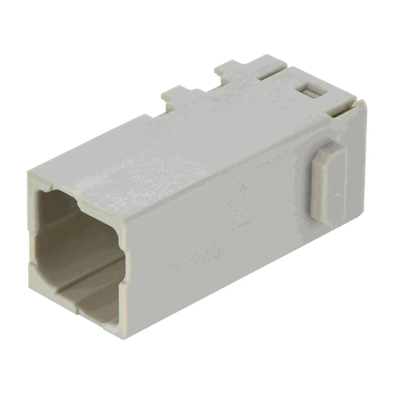 Produktfoto 1 von 09149042001 HARTING Han Domino EE Modul cube, großer Tab Stifteinsatz (M) Crimpanschluss, 4-polig 400V, 16A