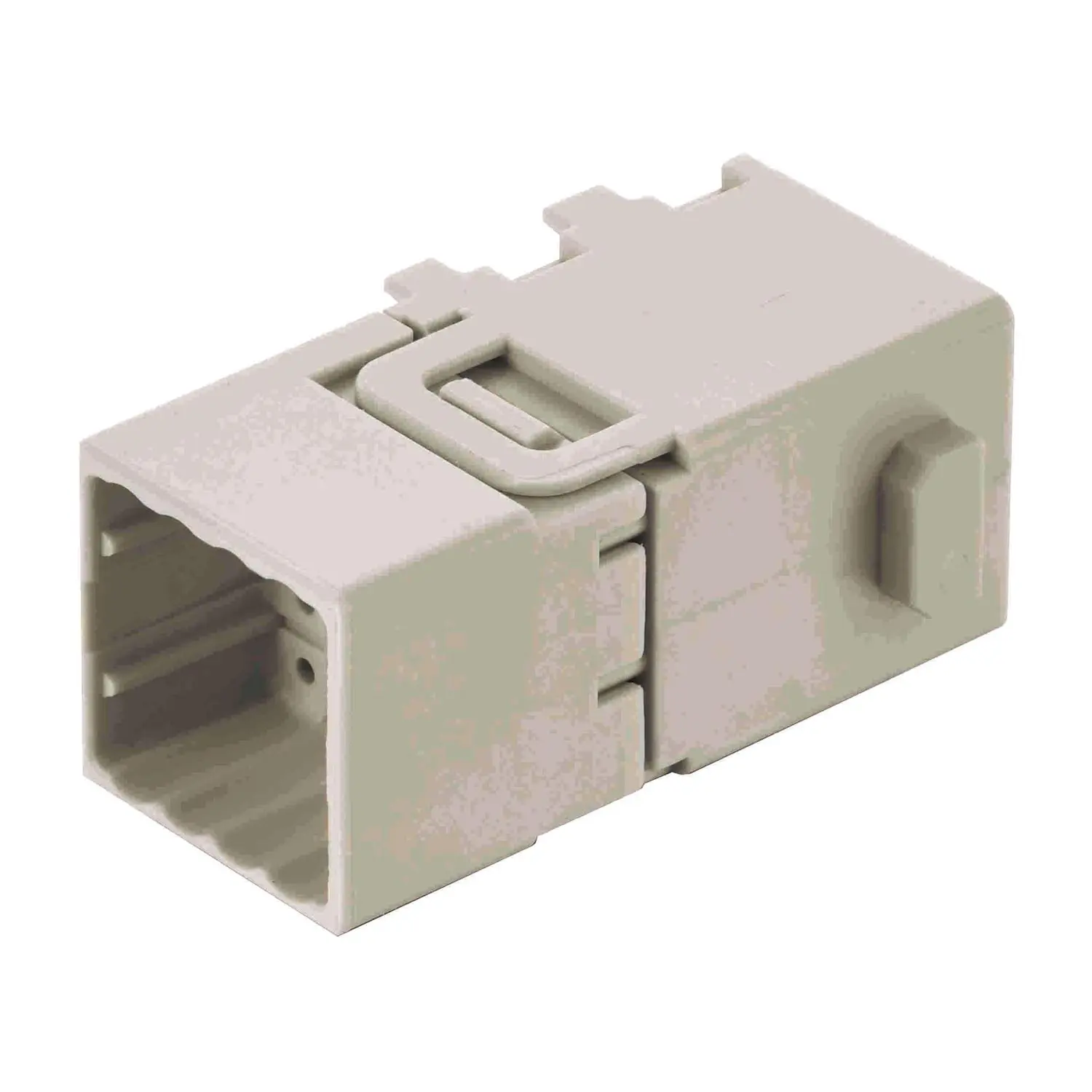 Produktfoto 1 von 09149161001 HARTING Han Domino HD Modul cube, kleiner Tab Stifteinsatz (M) Crimpanschluss, 16-polig 32V, 4A