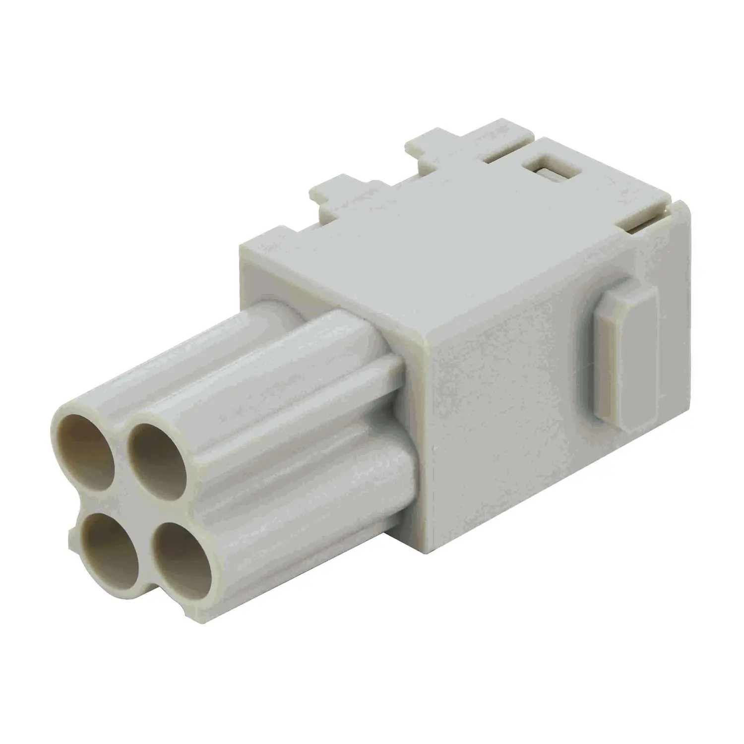 Produktfoto 1 von 09149042101 HARTING Han Domino EE Modul cube, großer Tab Buchseneinsatz (F) Crimpanschluss, 4-polig 400V, 16A