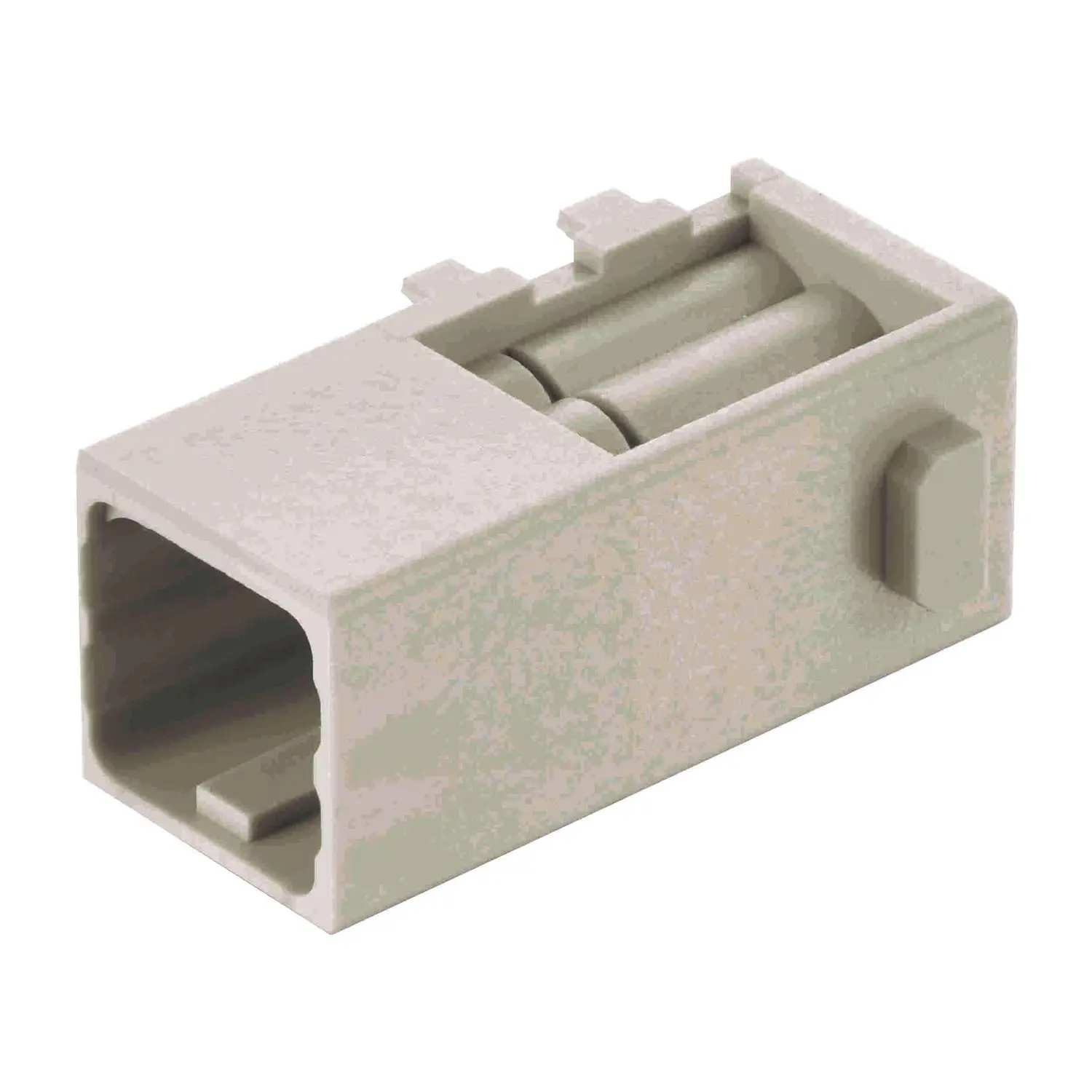 Produktfoto 1 von 09149061001 HARTING Han Domino DD Modul cube, kleiner Tab Stifteinsatz (M) Crimpanschluss, 6-polig 250V, 10A
