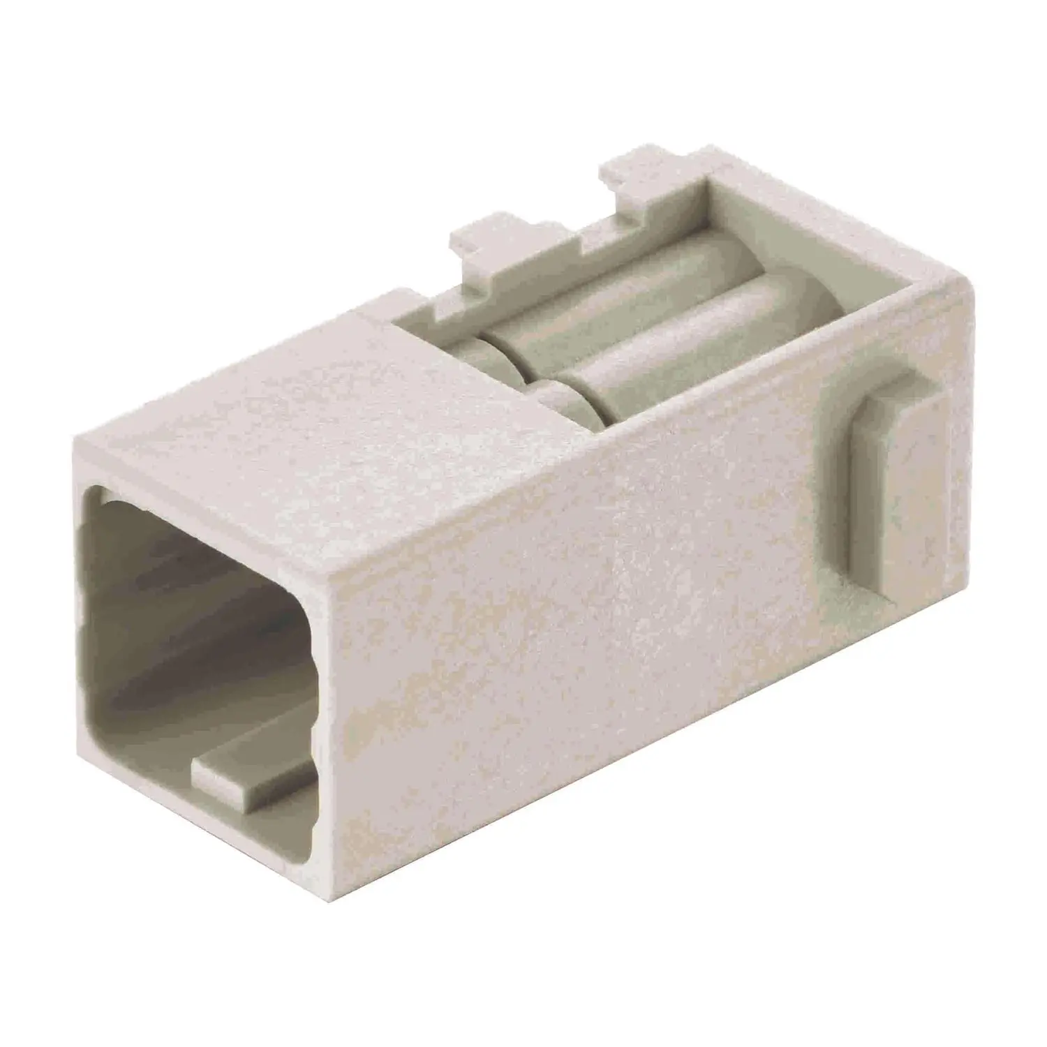Produktfoto 1 von 09149062001 HARTING Han Domino DD Modul cube, großer Tab Stifteinsatz (M) Crimpanschluss, 6-polig 250V, 10A