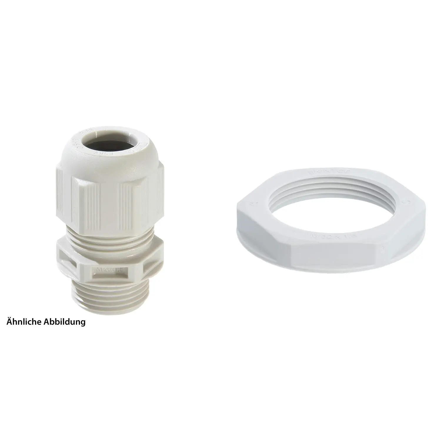 59911999K WISKA Verschraubung niedrige Temperatur mit Gegenmutter M32x1,5 lang Polyamid (PA) Gewindelänge 15,0mm