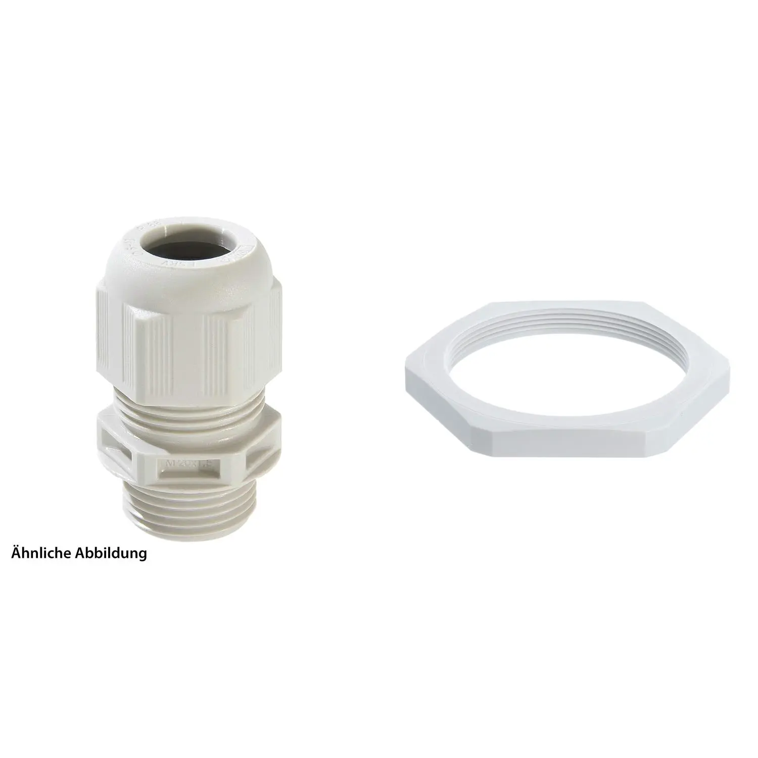 Produktfoto 1 von 59912023K WISKA Verschraubung niedrige Temperatur mit Gegenmutter M63x1,5 Polyamid (PA) Gewindelänge 15,0mm