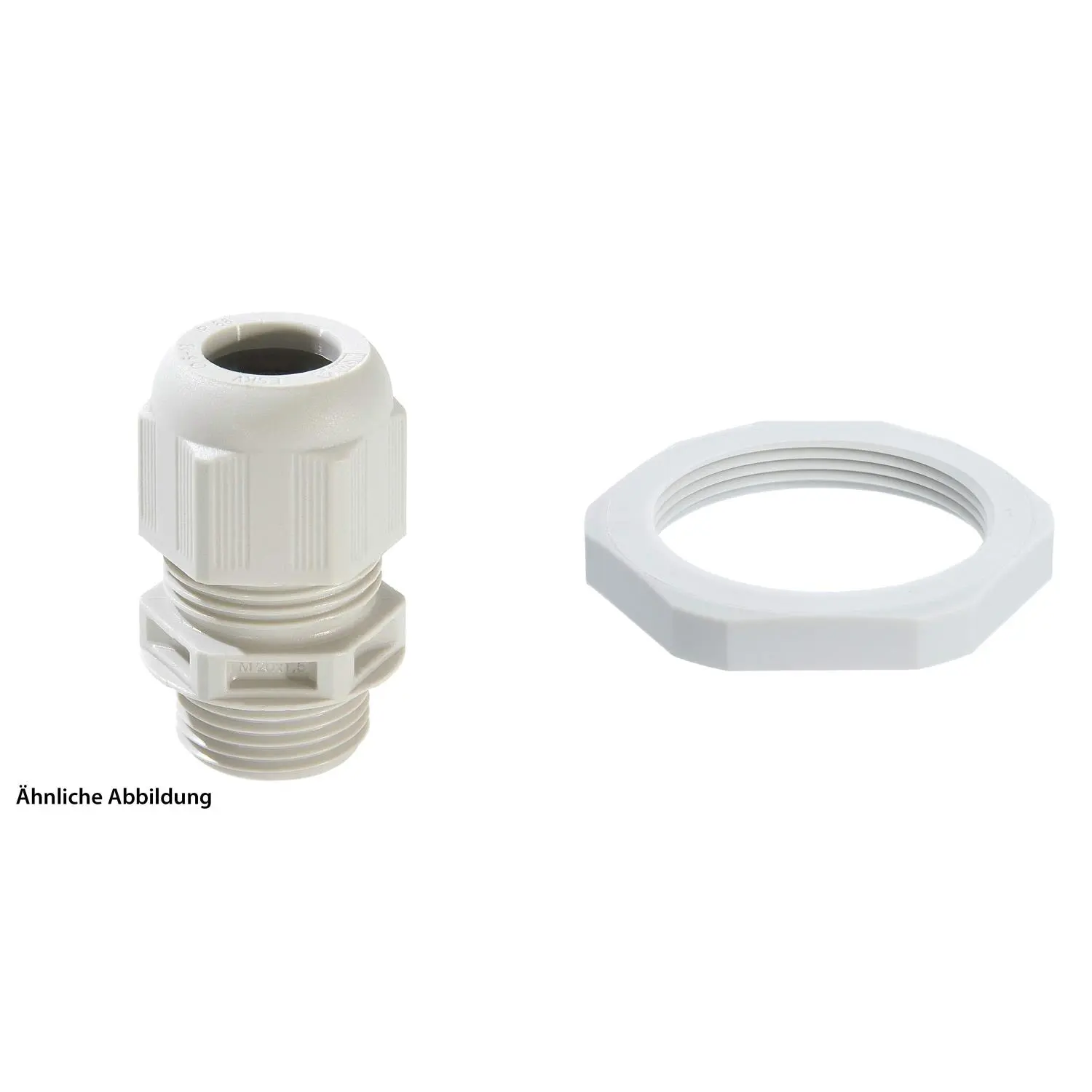 Produktfoto 1 von 59912009K WISKA Verschraubung niedrige Temperatur mit Gegenmutter M40x1,5 Polyamid (PA) Gewindelänge 12,0mm