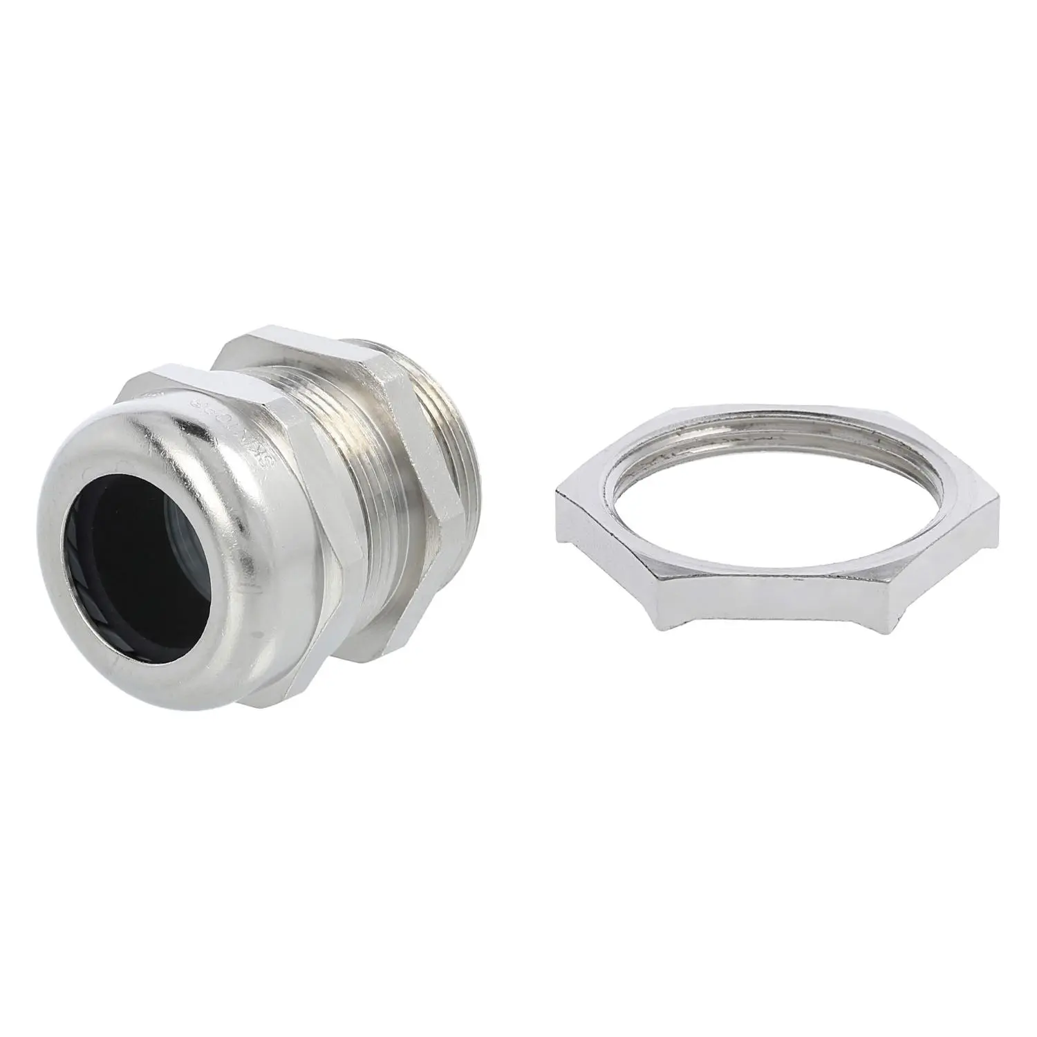 Produktfoto 1 von 59911511K LAPP Verschraubung EMV mit Gegenmutter M32x1,5 Messing (CuZn) vernickelt Gewindelänge 9,0mm