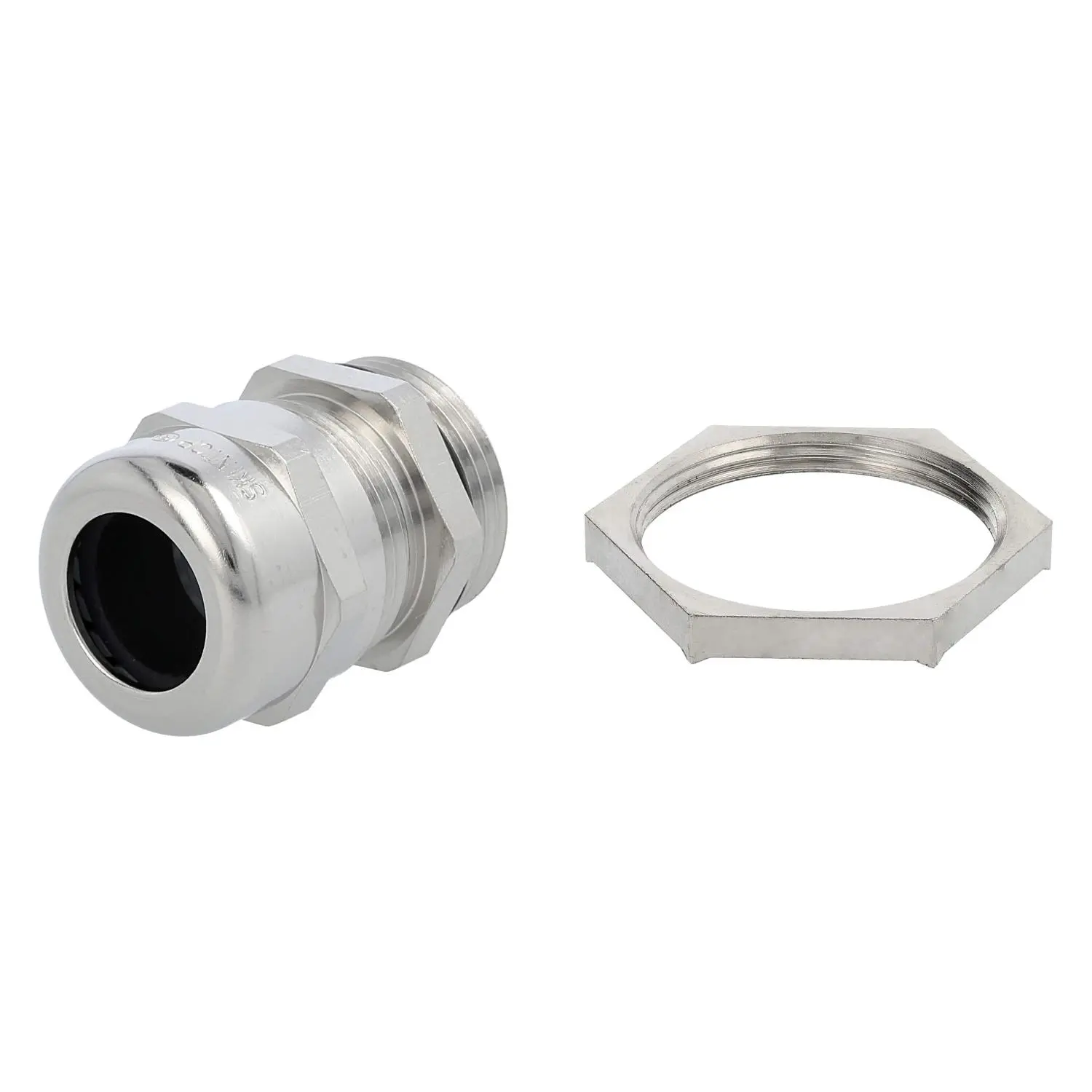 Produktfoto 1 von 59911520K LAPP Verschraubung EMV mit Gegenmutter PG16x1,41 Messing (CuZn) vernickelt Gewindelänge 6,5mm