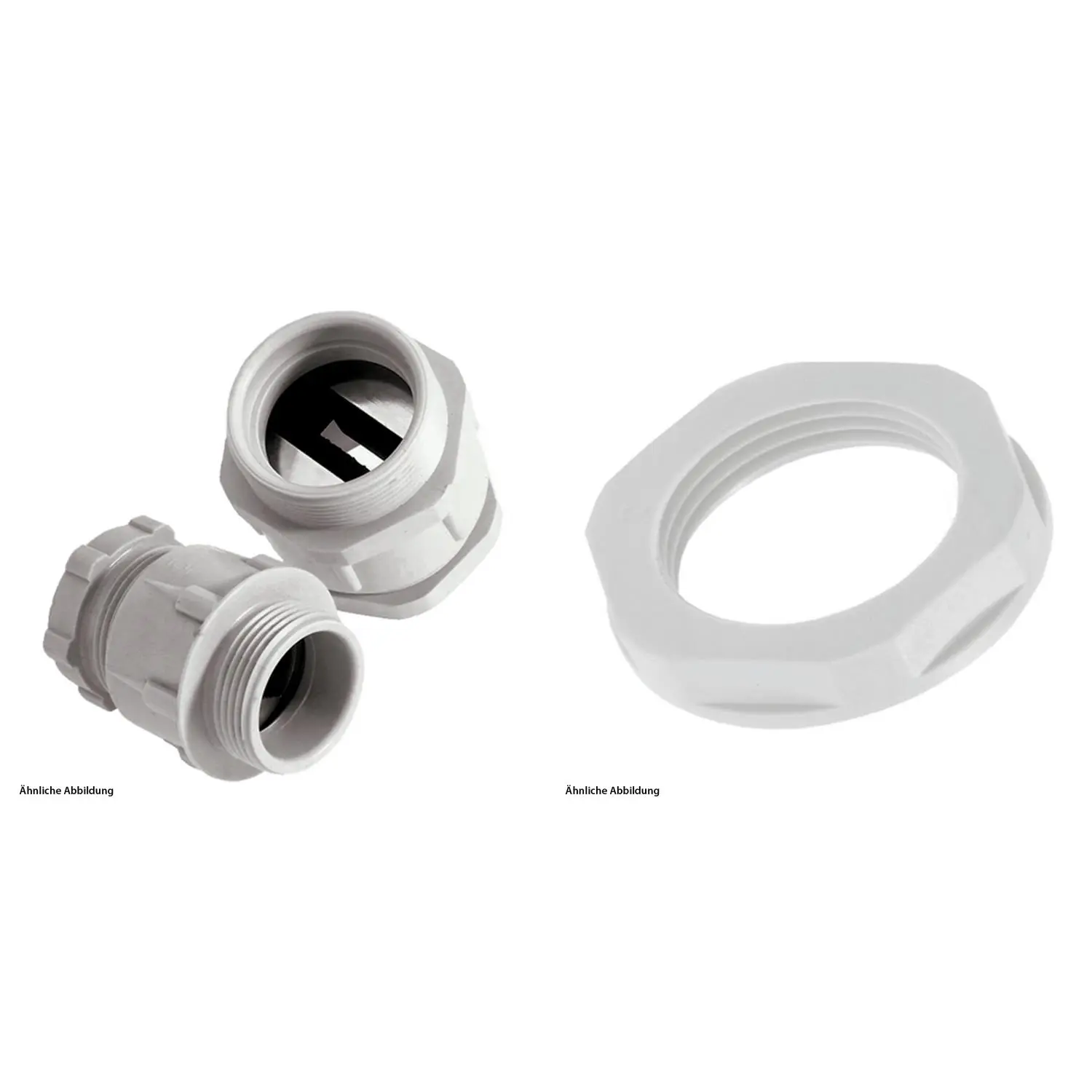 Produktfoto 1 von 59911415K LAPP Flachkabelverschraubung mit Gegenmutter PG48x1,588 Polystyrol (PS) Gewindelänge 15,0mm