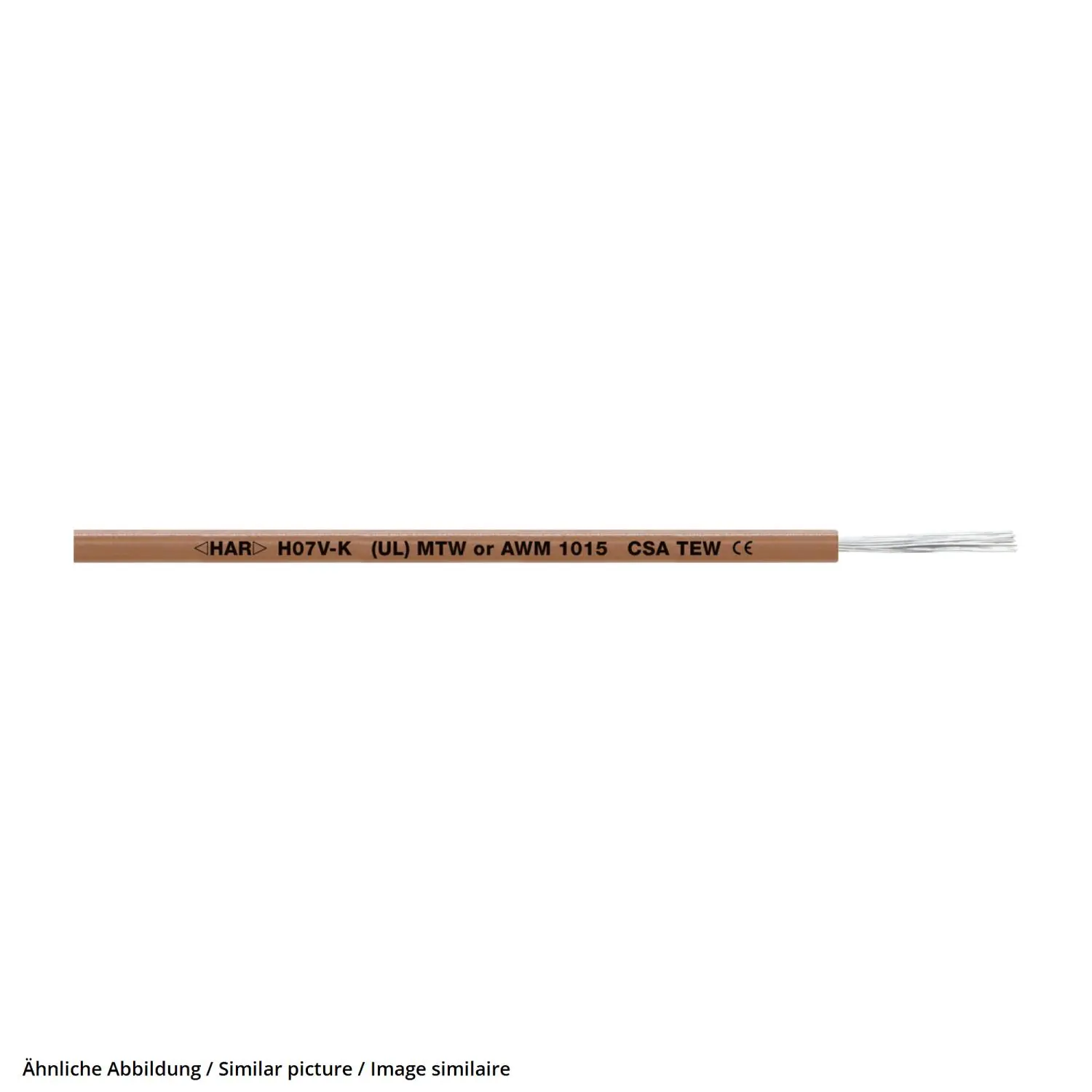 11019420 HELU KABEL FÜNFNORM 1X1,5mm² AWG19 BUWH (blau/weiß) Einzelader blau/weiß AD 3,4mm VPE 100,0 Meter Nennspannung Uo/U 450V/750V nach UL/CSA 600V