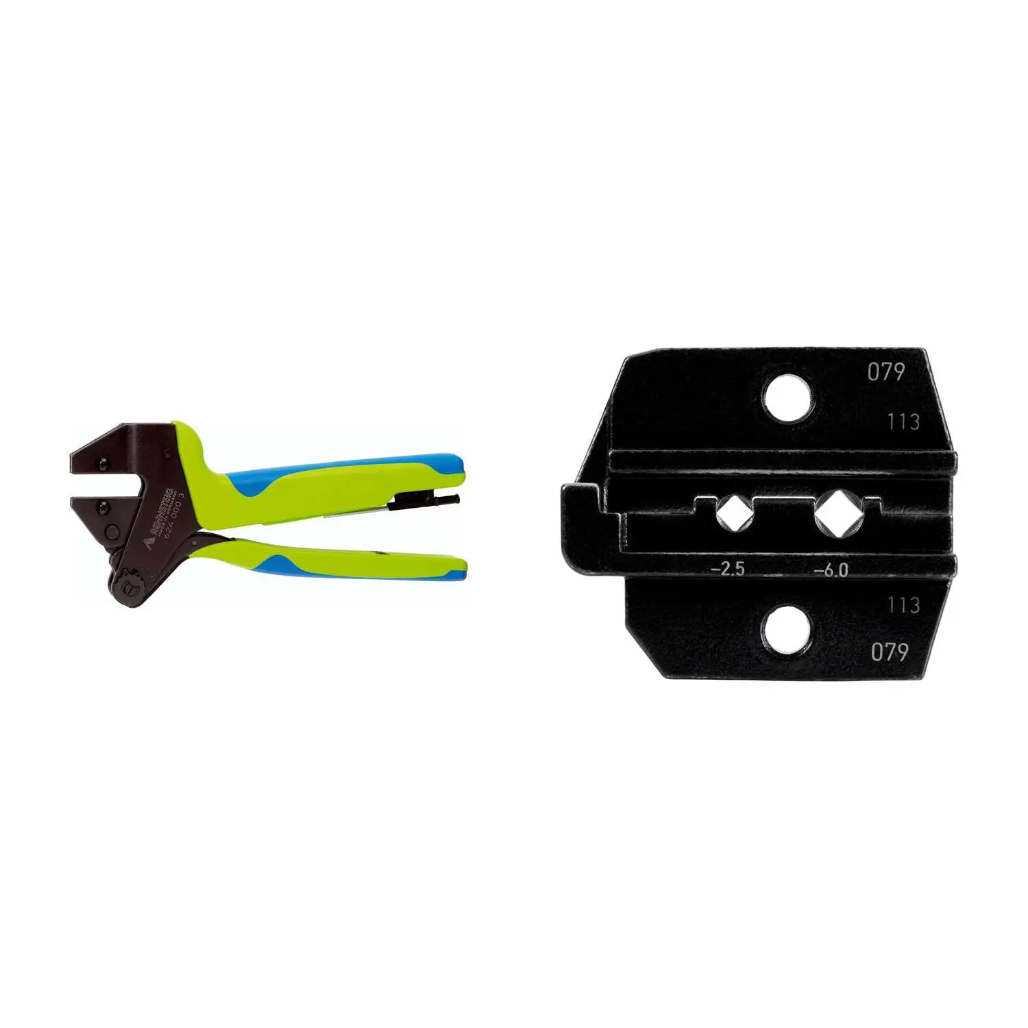 Produktfoto 1 von 624 079 3 0 K1 Rennsteig Werkzeuge GmbH Crimpzange PEW12 für gedrehte Kontakte Querschnitt 2,5mm² - 6mm²
