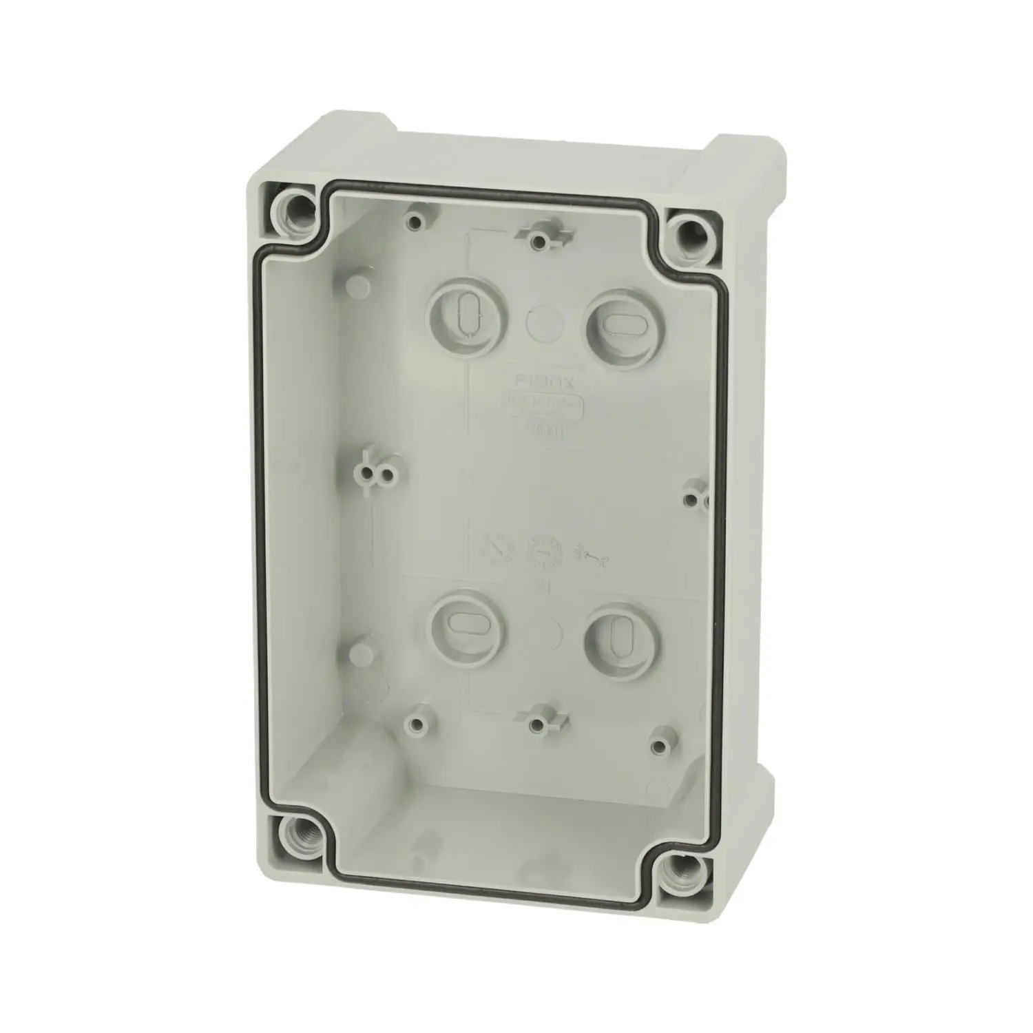 Produktfoto 1 von 5418001 FIBOX Gehäuse mit Dichtung ohne Deckel, Serie: TEMPO ohne metrischen Vorprägungen, Werkstoff Gehäuse Acrylnitril-Butadien-Styrol (ABS) Maße L/B/H 187,0mmx122,0mmx62,0mm