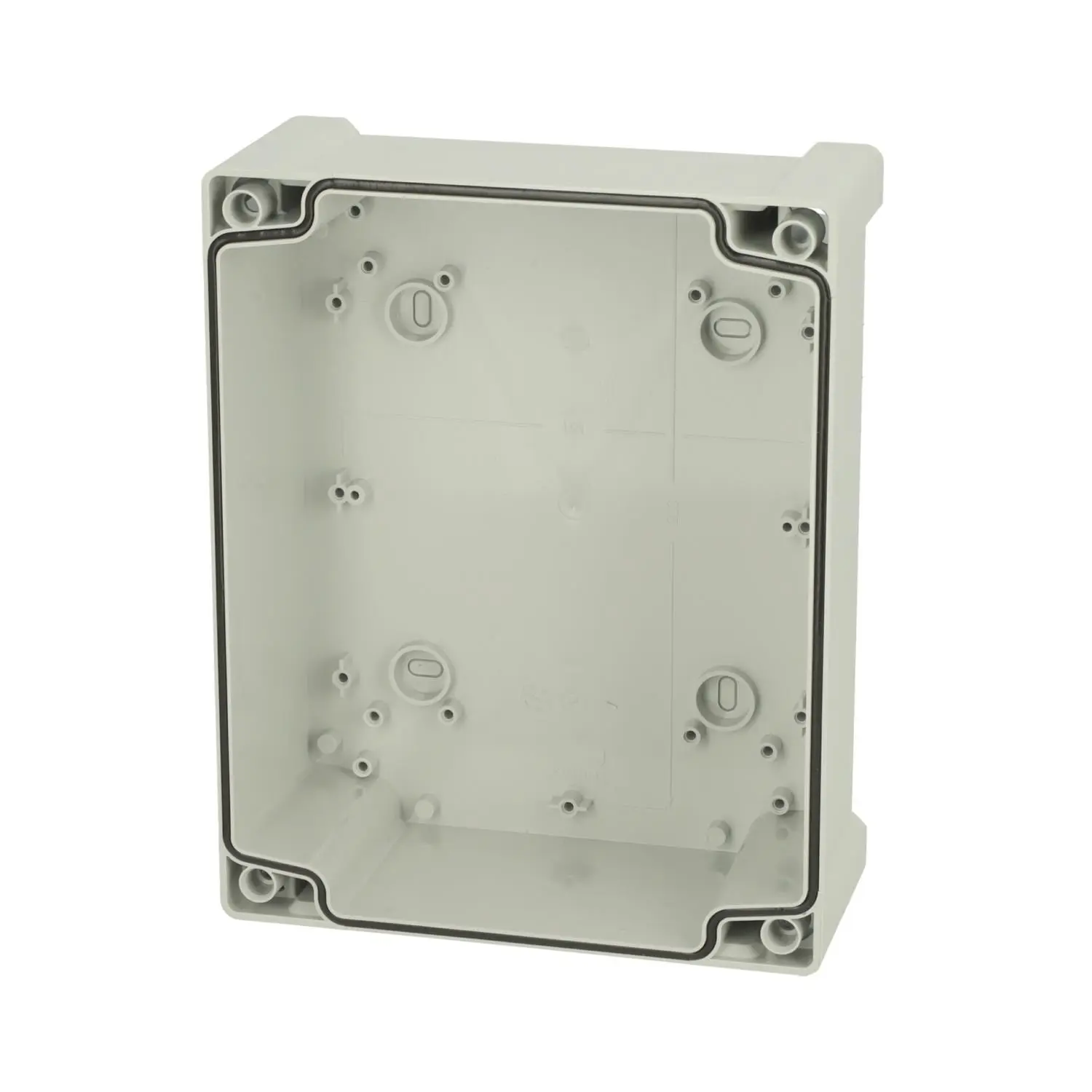 Produktfoto 1 von 5418003 FIBOX Gehäuse mit Dichtung ohne Deckel, Serie: TEMPO ohne metrischen Vorprägungen, Werkstoff Gehäuse Acrylnitril-Butadien-Styrol (ABS) Maße L/B/H 240,0mmx191,0mmx81,0mm