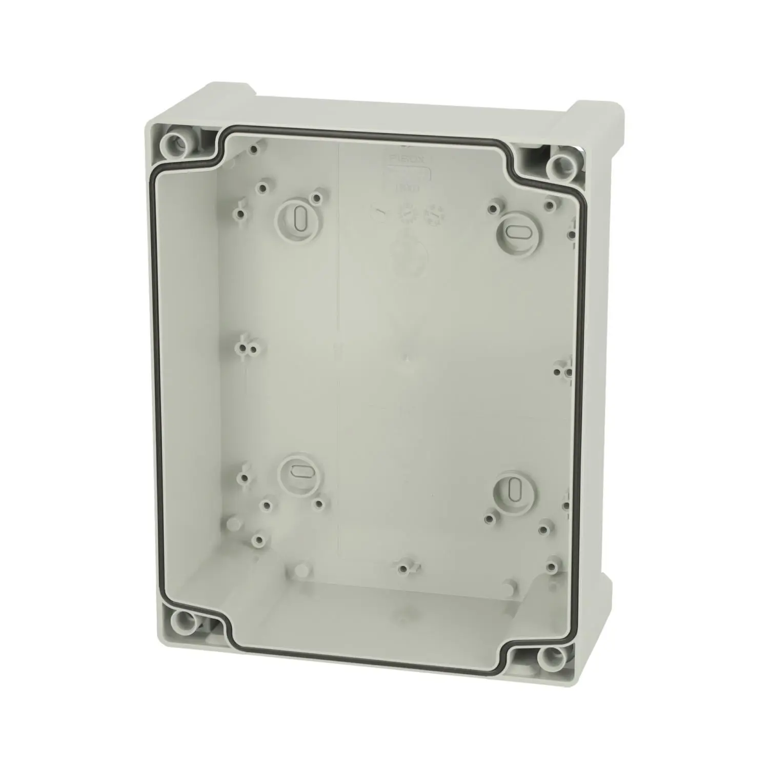 Produktfoto 1 von 5428003 FIBOX Gehäuse mit Dichtung ohne Deckel, Serie: TEMPO ohne metrischen Vorprägungen, Werkstoff Gehäuse Polycarbonat (PC) Maße L/B/H 240,0mmx191,0mmx81,0mm