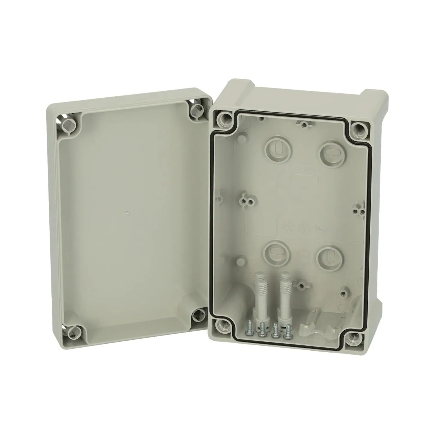 Produktfoto 1 von 5814000 FIBOX Gehäuse mit Dichtung und Deckel, Serie: TEMPO ohne metrischen Vorprägungen, Werkstoff Gehäuse Acrylnitril-Butadien-Styrol (ABS) Maße L/B/H 187,0mmx122,0mmx90,0mm