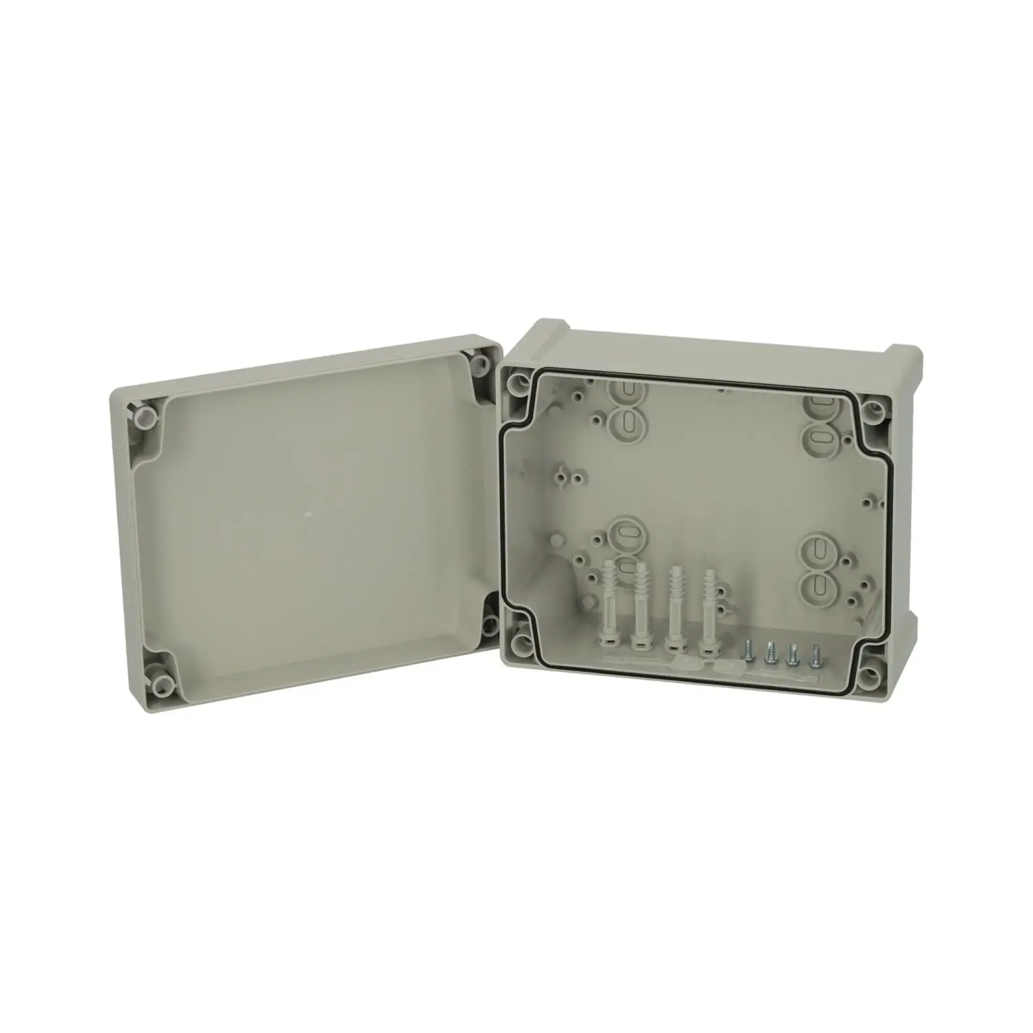 Produktfoto 1 von 5814001 FIBOX Gehäuse mit Dichtung und Deckel, Serie: TEMPO ohne metrischen Vorprägungen, Werkstoff Gehäuse Acrylnitril-Butadien-Styrol (ABS) Maße L/B/H 201,0mmx163,0mmx98,0mm