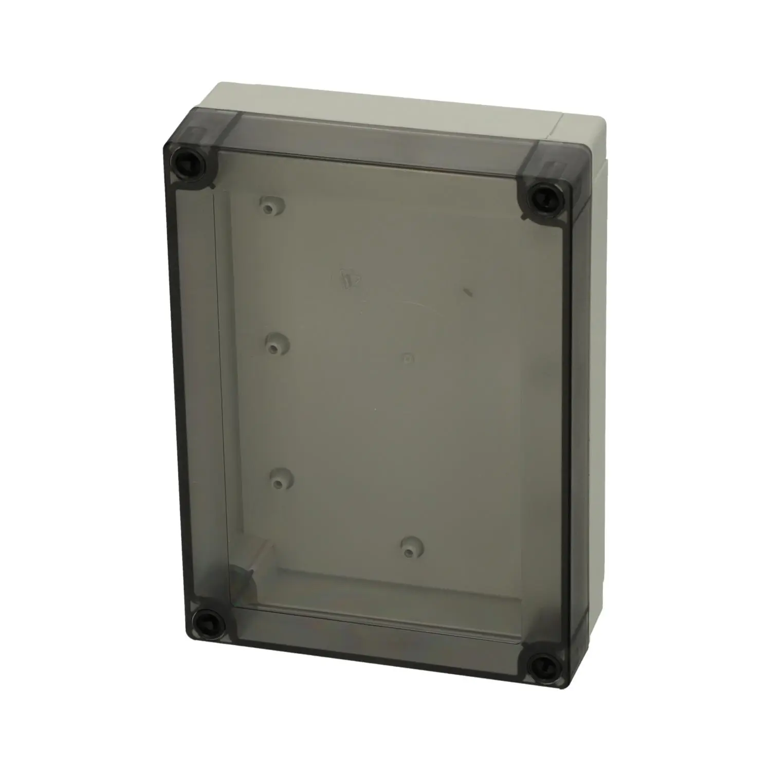 Produktfoto 1 von 6012914 FIBOX Gehäuse mit Dichtung und Deckel, Serie: MNX ohne metrischen Vorprägungen, Werkstoff Gehäuse Polycarbonat (PC) Maße L/B/H 180,0mmx130,0mmx50,0mm