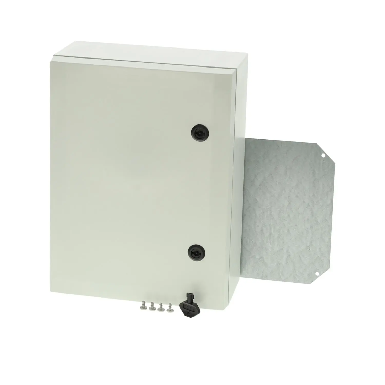 Produktfoto 1 von 8120006 FIBOX Wandschaltschrank mit Deckel und Deckeldichtung, Serie: ARCA IEC ohne metrischen Vorprägungen, Werkstoff Gehäuse Polycarbonat (PC) Maße L/B/H 400,0mmx300,0mmx150,0mm
