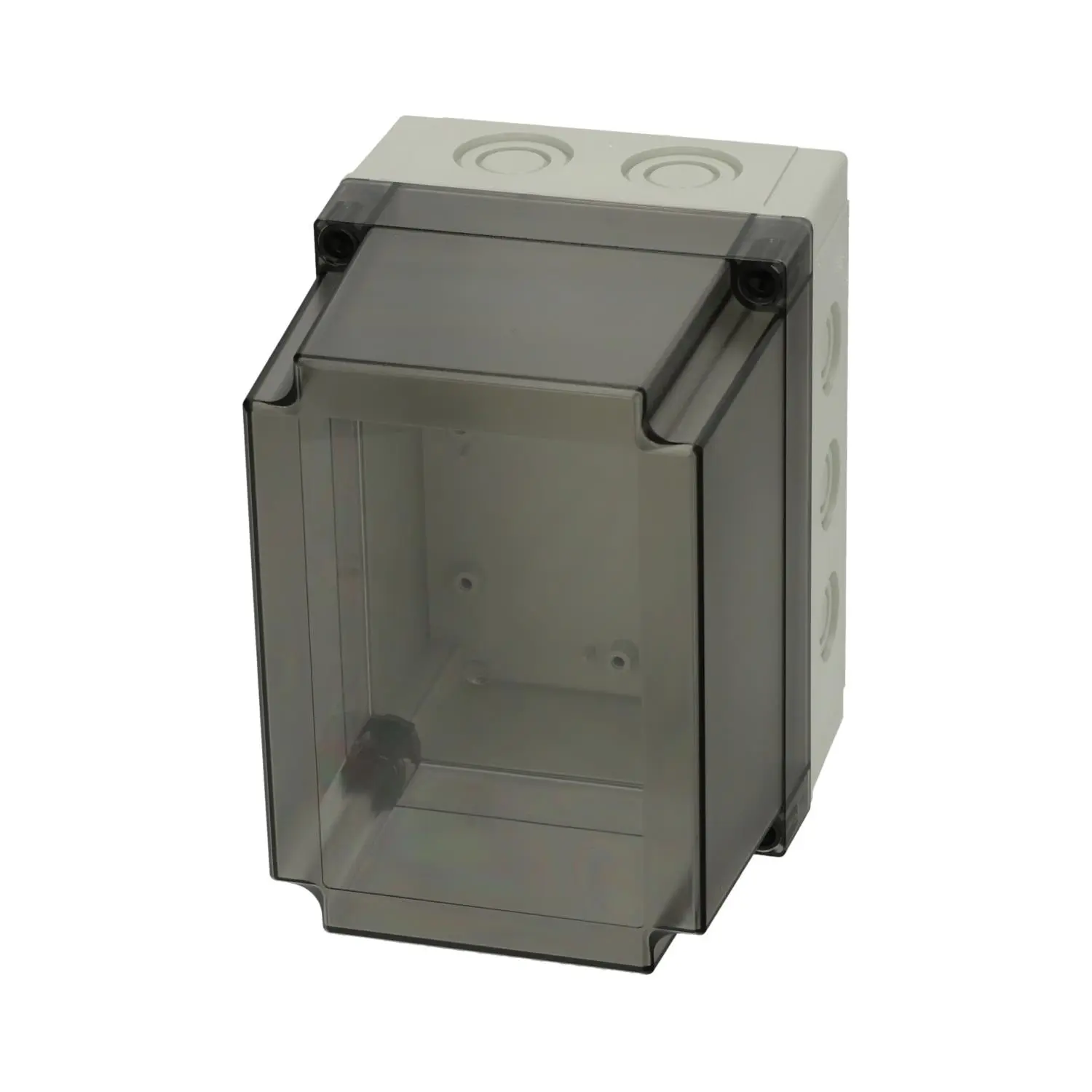 Produktfoto 1 von 6016917 FIBOX Gehäuse mit Dichtung und Deckel, Serie: MNX mit metrischen Vorprägungen, Werkstoff Gehäuse Polycarbonat (PC) Maße L/B/H 180,0mmx130,0mmx150,0mm