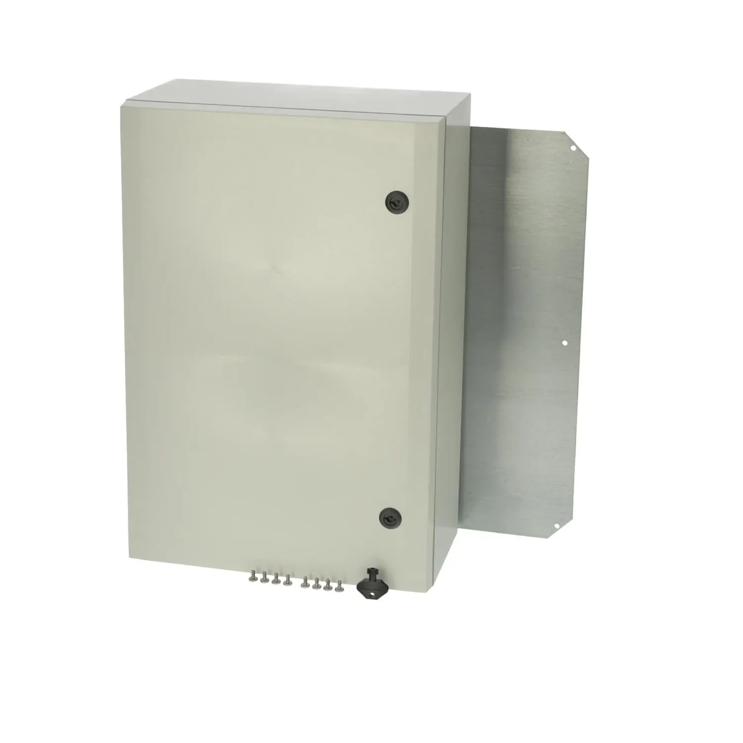 Produktfoto 1 von 8120012 FIBOX Wandschaltschrank mit Deckel und Deckeldichtung, Serie: ARCA IEC ohne metrischen Vorprägungen, Werkstoff Gehäuse Polycarbonat (PC) Maße L/B/H 600,0mmx400,0mmx210,0mm