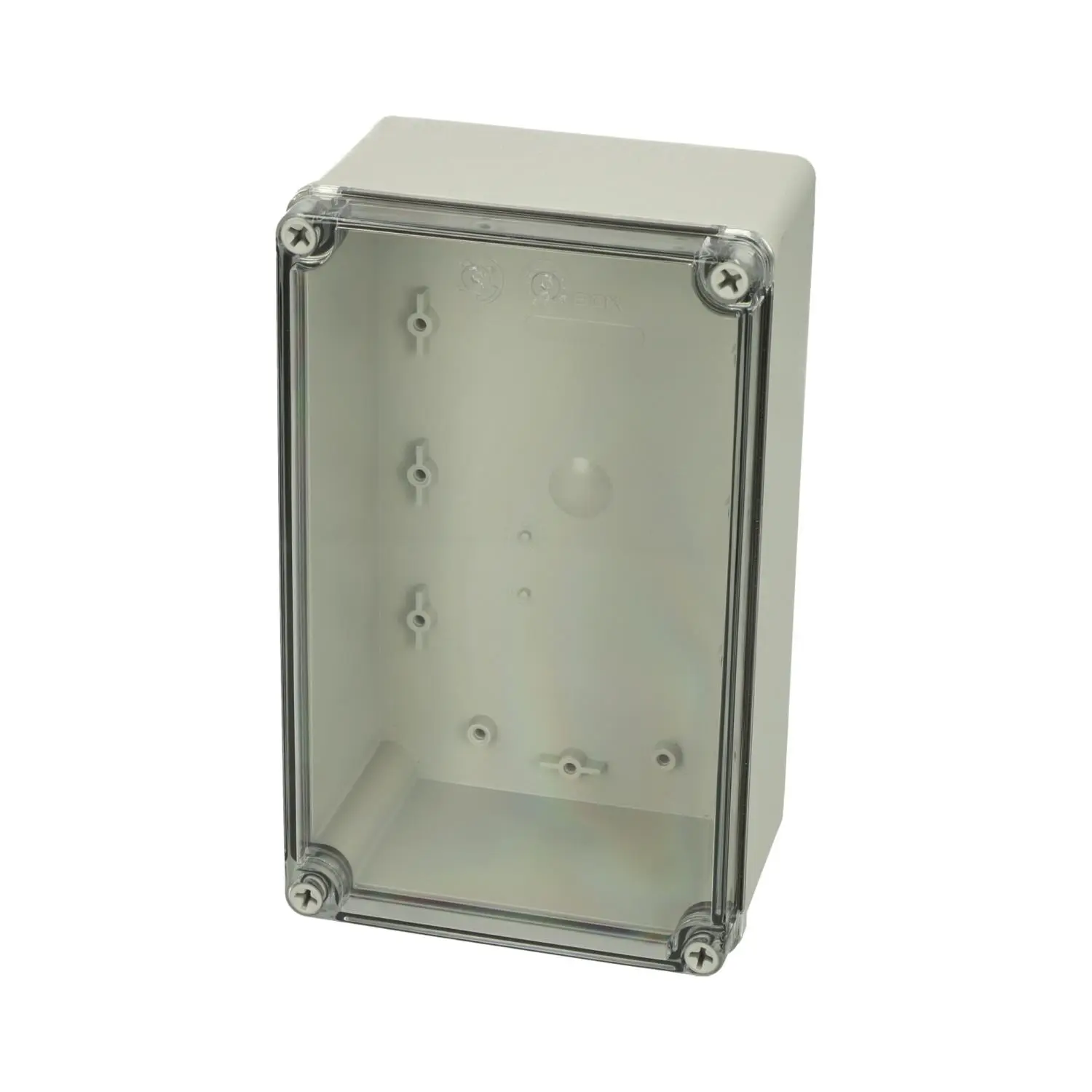 Produktfoto 1 von 8724018 FIBOX Gehäuse mit Deckel und Deckeldichtung, Serie: PICCOLO ohne metrischen Vorprägungen, Werkstoff Gehäuse Polycarbonat (PC) Maße L/B/H 230,0mmx140,0mmx95,0mm