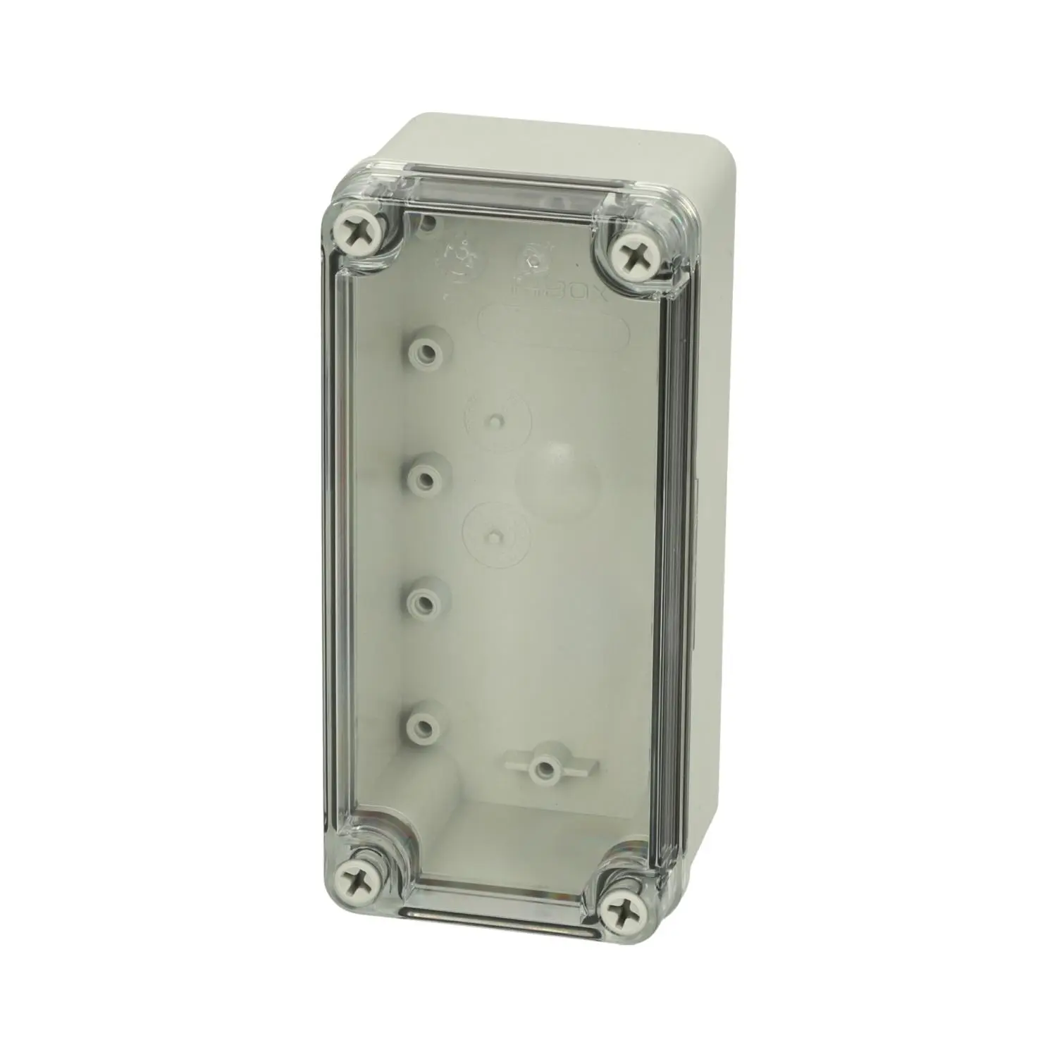 8724007 FIBOX Gehäuse mit Deckel und Deckeldichtung, Serie: PICCOLO ohne metrischen Vorprägungen, Werkstoff Gehäuse Polycarbonat (PC) Maße L/B/H 170,0mmx80,0mmx65,0mm
