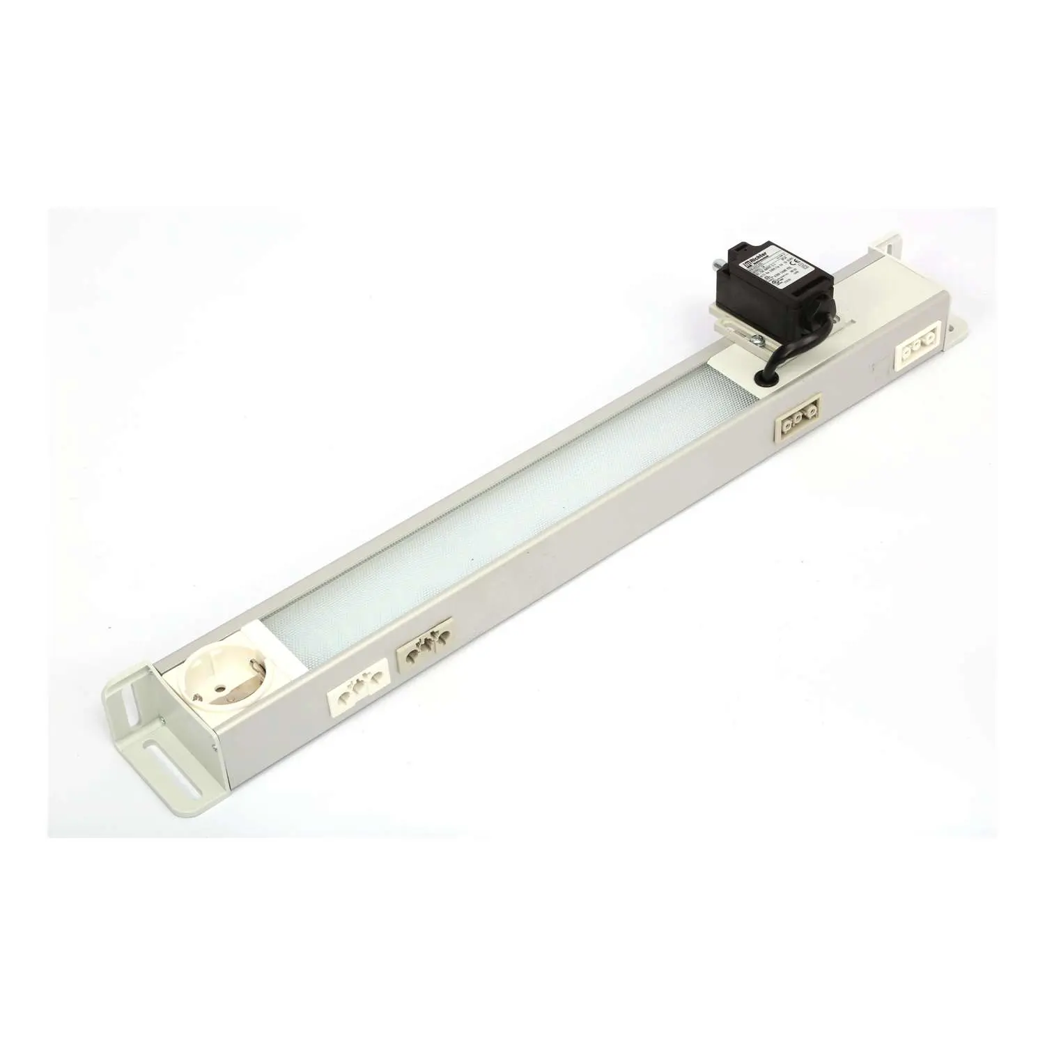 LED Aluminium Leuchte mit Türschalter, Serie A Serie Störungsfreie LED-Technik, Energieeffizienzklasse E, 8W, 850 lm, 4000 K, CRI: 83 Spannung 220V - 240V, Umschalter (I-O-AUTO)