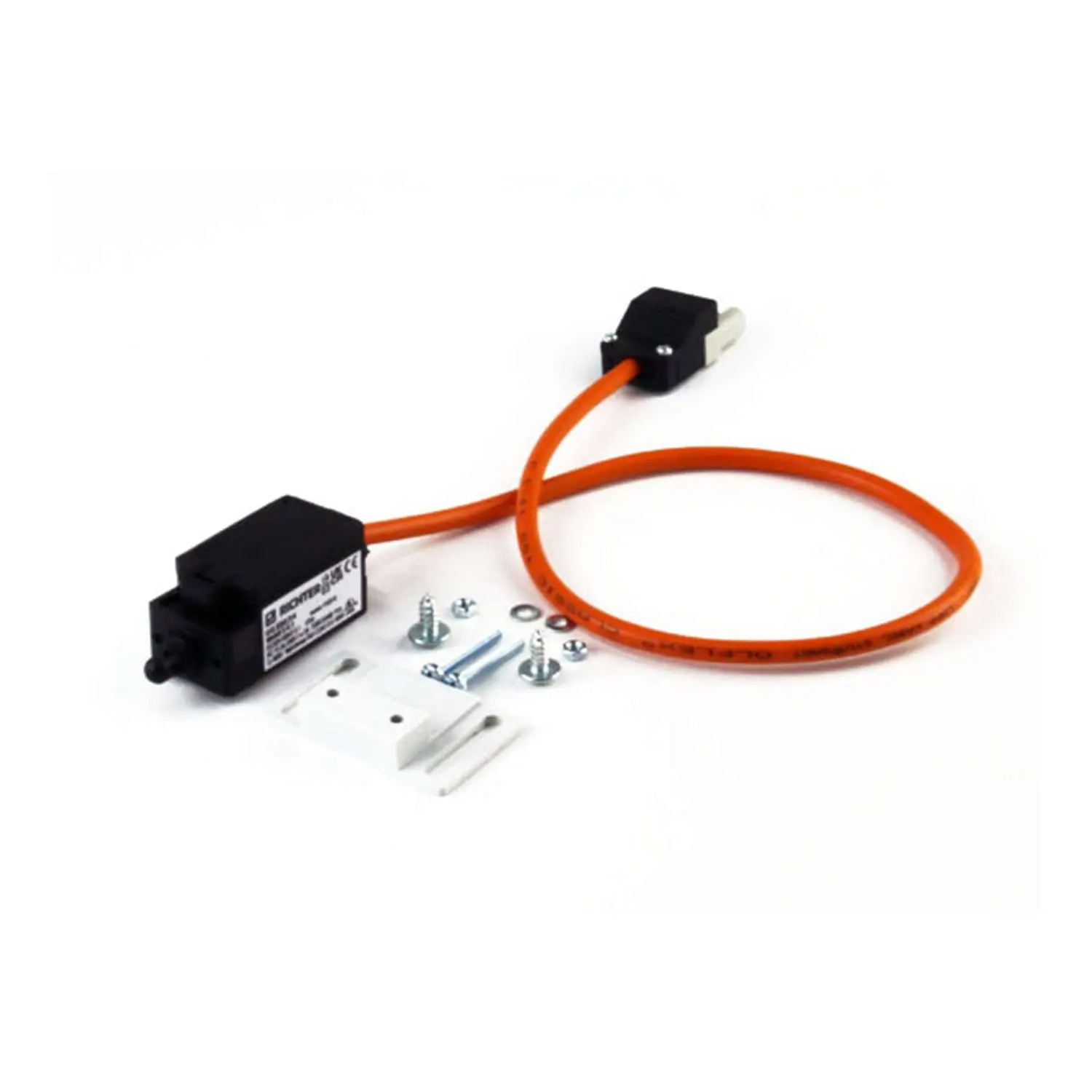 Produktfoto 1 von Türpositionsschalter mit Kabel Schutzart IP20 Türschalter tiefschwarz RAL 9005