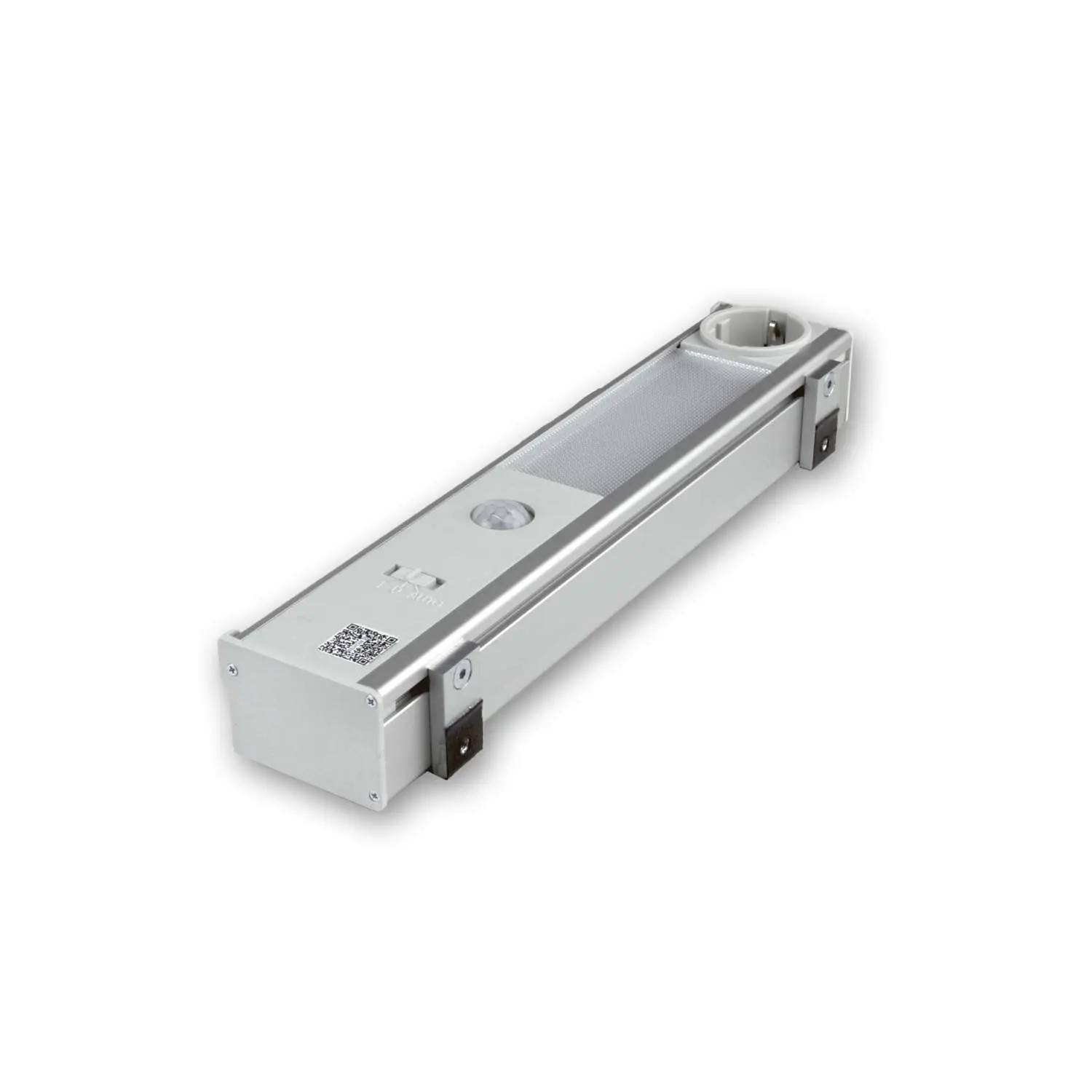 Produktfoto 1 von LED Aluminium Leuchte mit AX-Schrank Halter, Serie A Serie Störungsfreie LED-Technik, Energieeffizienzklasse D, 8W, 850 lm, 4000 K, CRI: 83 Spannung 220V - 240V, Umschalter (I-O-AUTO)