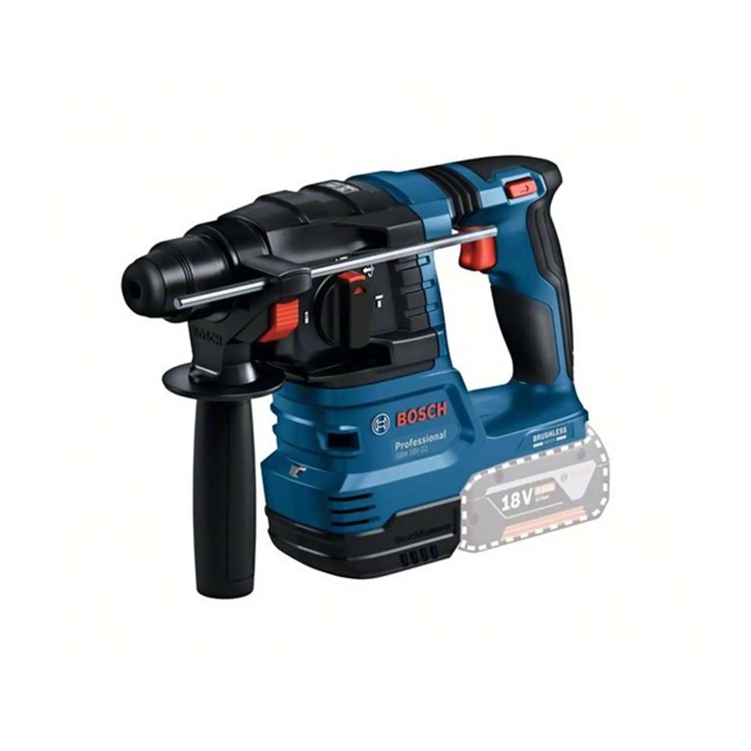 Produktfoto 1 von 0.611.924.001 BOSCH Bosch Akku-Bohrhammer, GBH 18V-22 incl. ohne Akku Akku-Spannung 18V Aufbewahrungsart Systemkoffer