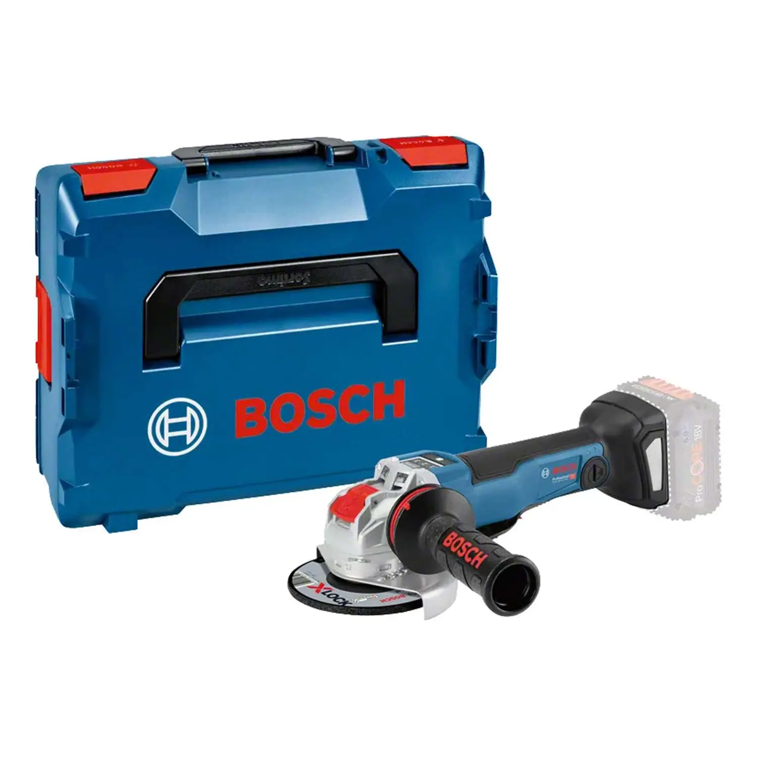 Produktfoto 1 von 0.601.7B0.800 BOSCH Bosch Akku-Winkelschleifer, GWX 18V-10 PSC 125,0mm x 22,23mm incl. ohne Akku Akku-Spannung 18V ähnlich 1000W, Leerlaufdrehzahl 4500 bis 9000 U/min