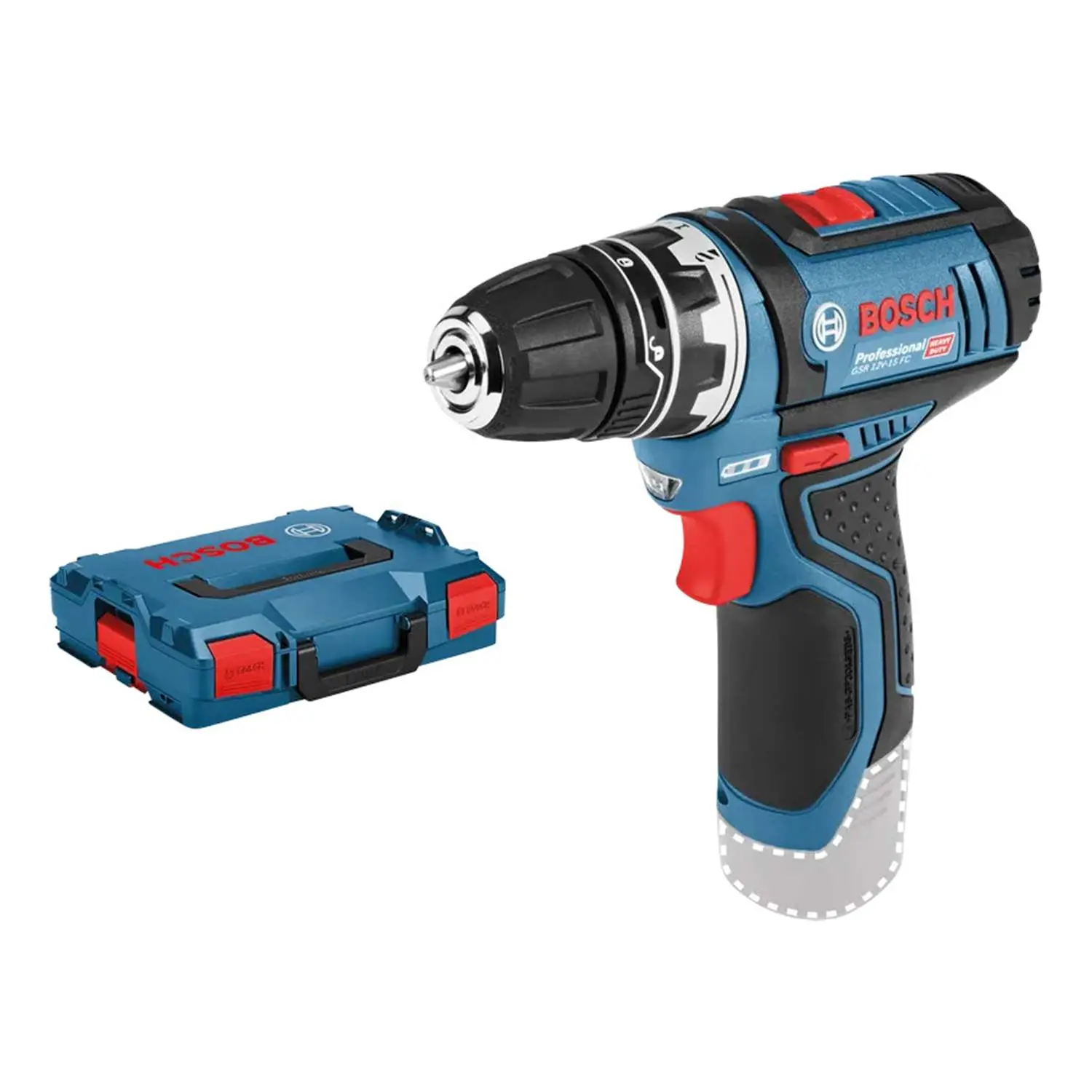 Produktfoto 1 von 0.601.9F6.002 BOSCH Bosch Akku-Bohrschrauber, GSR 12V-15 FC incl. ohne Akku Akku-Spannung 12V Aufbewahrungsart Systemkoffer