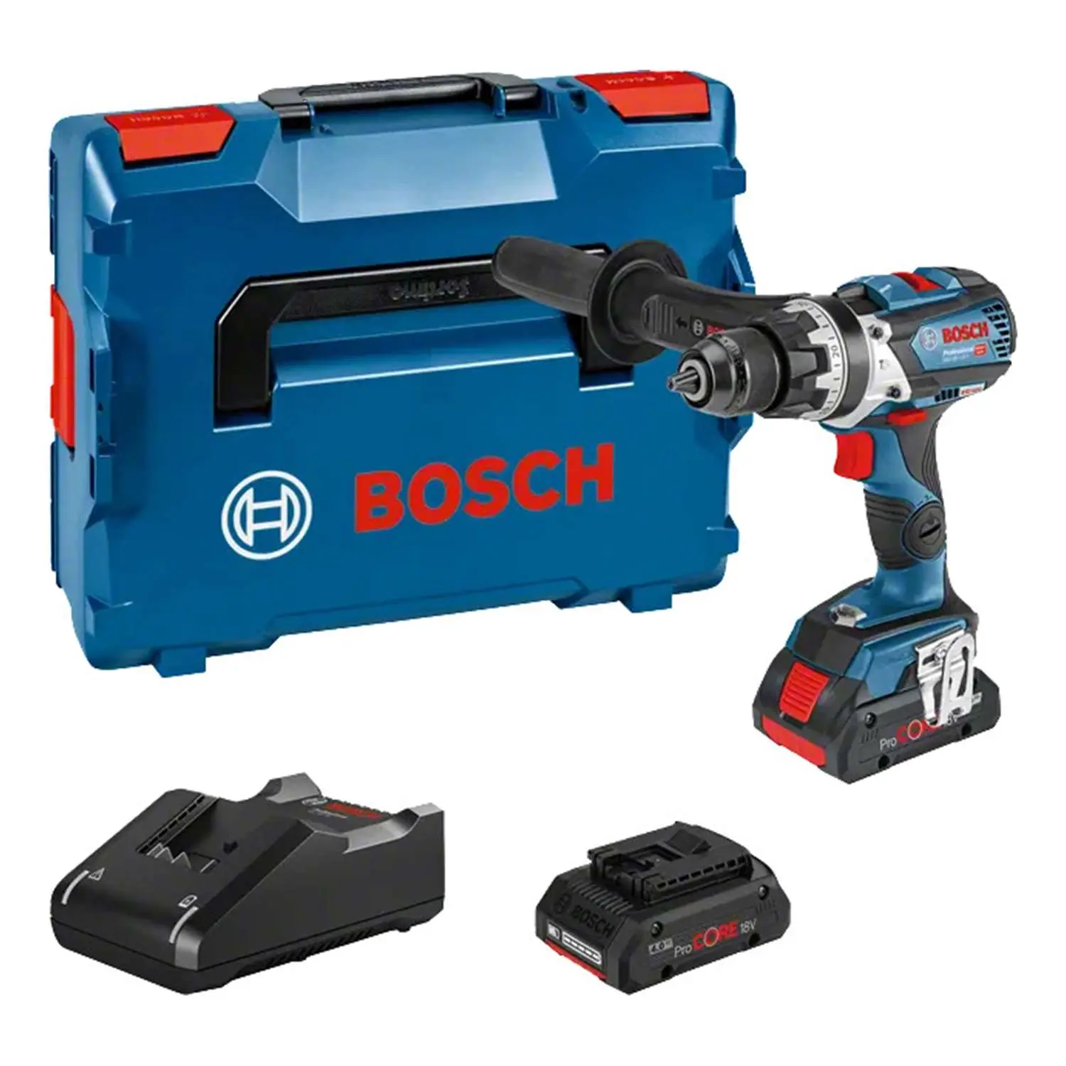 Produktfoto 1 von 0.601.9G0.30B BOSCH Bosch Akku-Schlagbohrschrauber, GSB 18V-110 C incl. Lithium-Ionen-Akku ProCORE Akku-Spannung 18V, 4,0 Ah Akkuladespannung 14,4V bis 18V