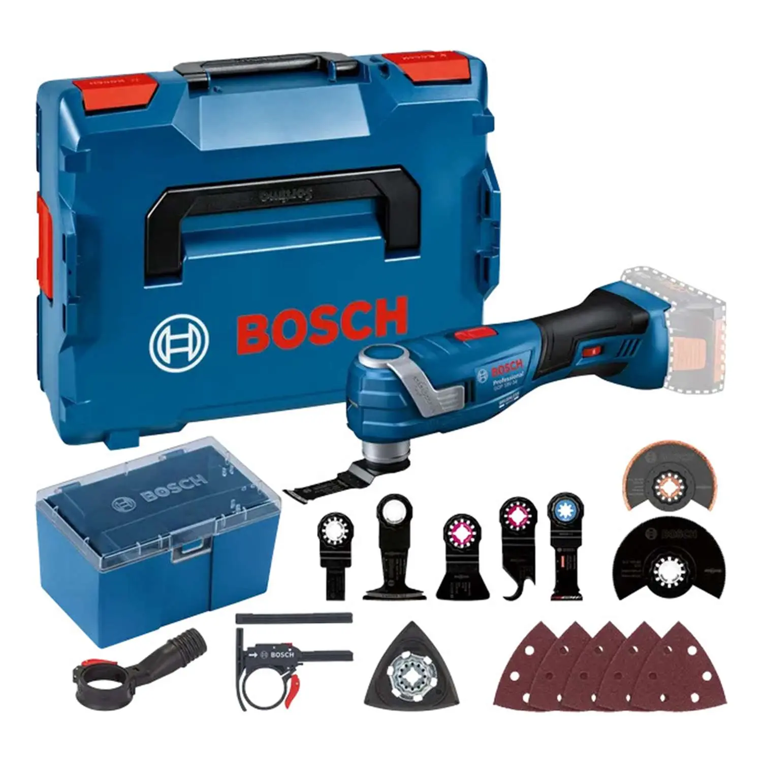 Produktfoto 1 von 0.601.8G2.002 BOSCH Bosch Akku-Multitool, GOP 18V-34 incl. ohne Akku Akku-Spannung 18V Leerlaufdrehzahl 20000 U/min