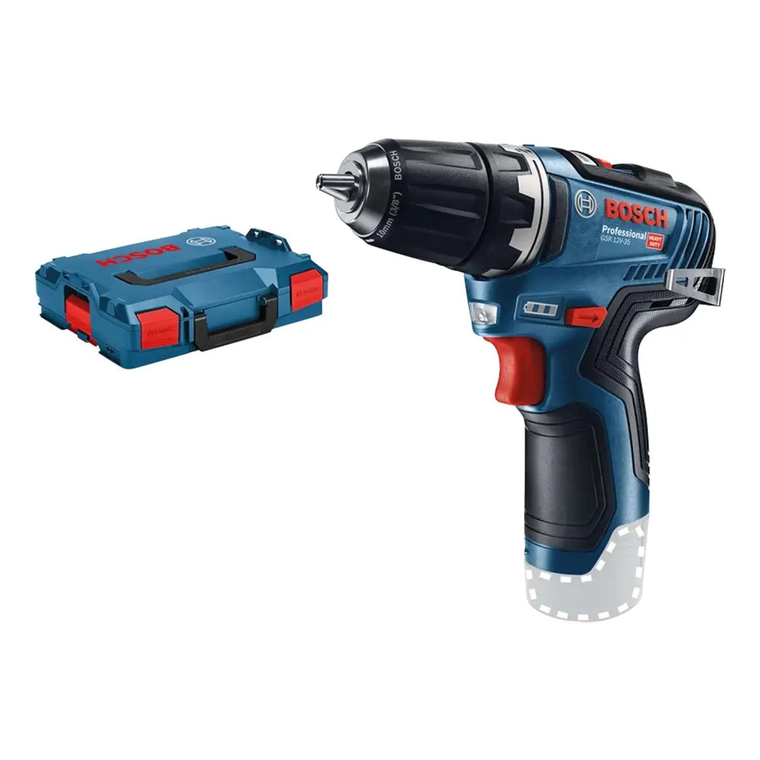 Produktfoto 1 von 0.601.9H8.001 BOSCH Bosch Akku-Bohrschrauber, GSR 12V-35 incl. ohne Akku Akku-Spannung 12V Aufbewahrungsart Systemkoffer