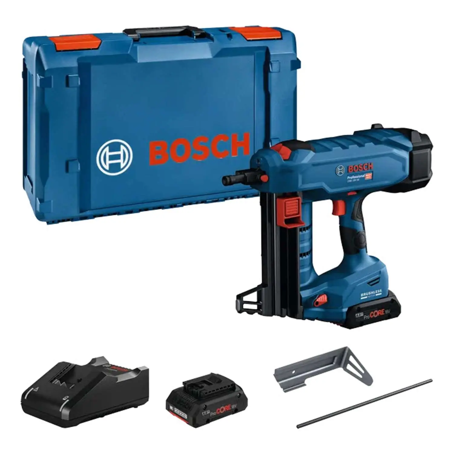 Produktfoto 1 von 0.601.9L7.002 BOSCH Bosch Akku-Elektronagler, GNB 18V-38 incl. Lithium-Ionen-Akku ProCORE Akku-Spannung 18V, 4,0 Ah Akkuladespannung 14,4V bis 18V