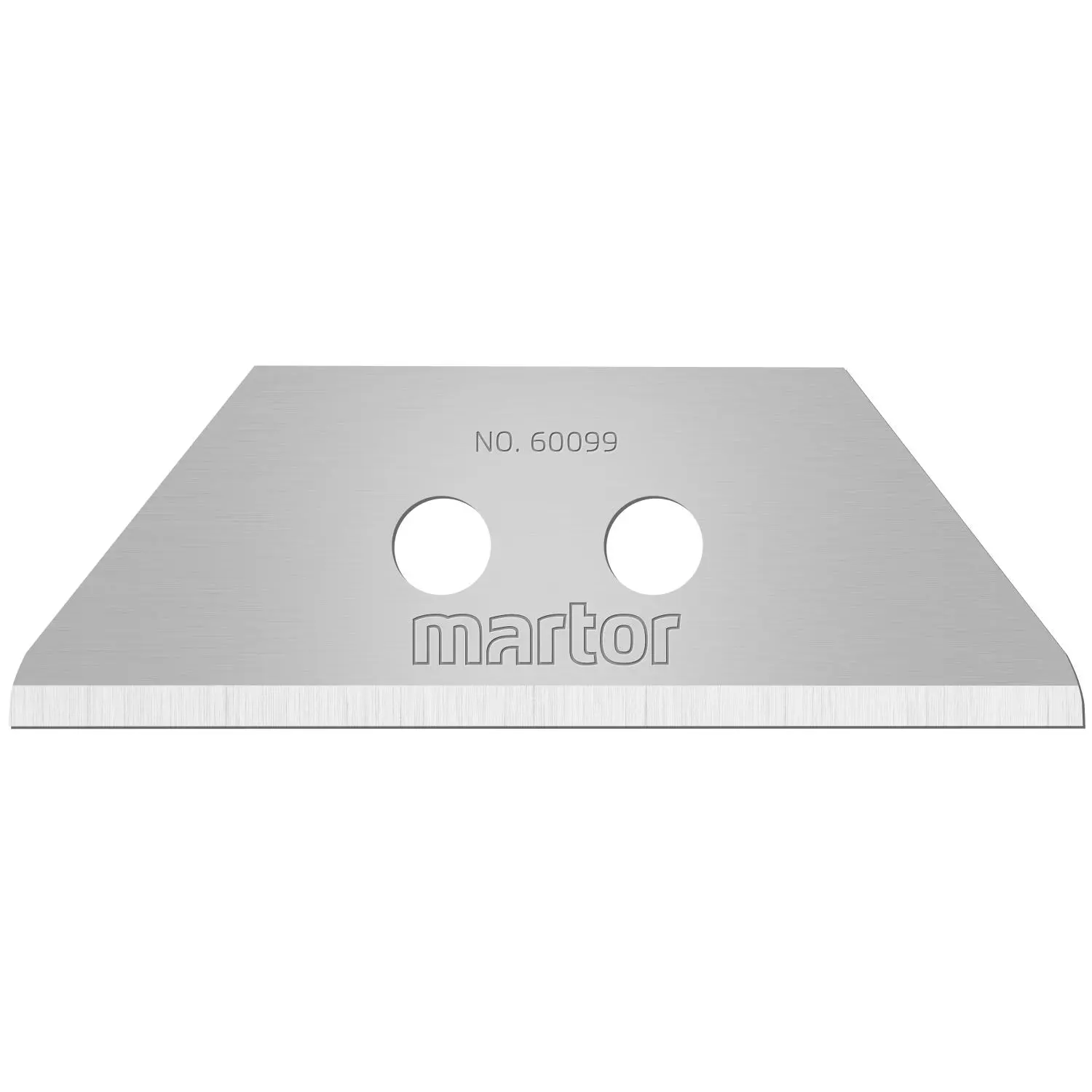 Produktfoto 1 von 60099.70 MARTOR Trapezklinge Nr. 60099, VPE 10 Stück für Sicherheitsmesser SECUPRO 625 Artikel 231439, Klinge 19,0mm x 0,63mm x 55,5mm