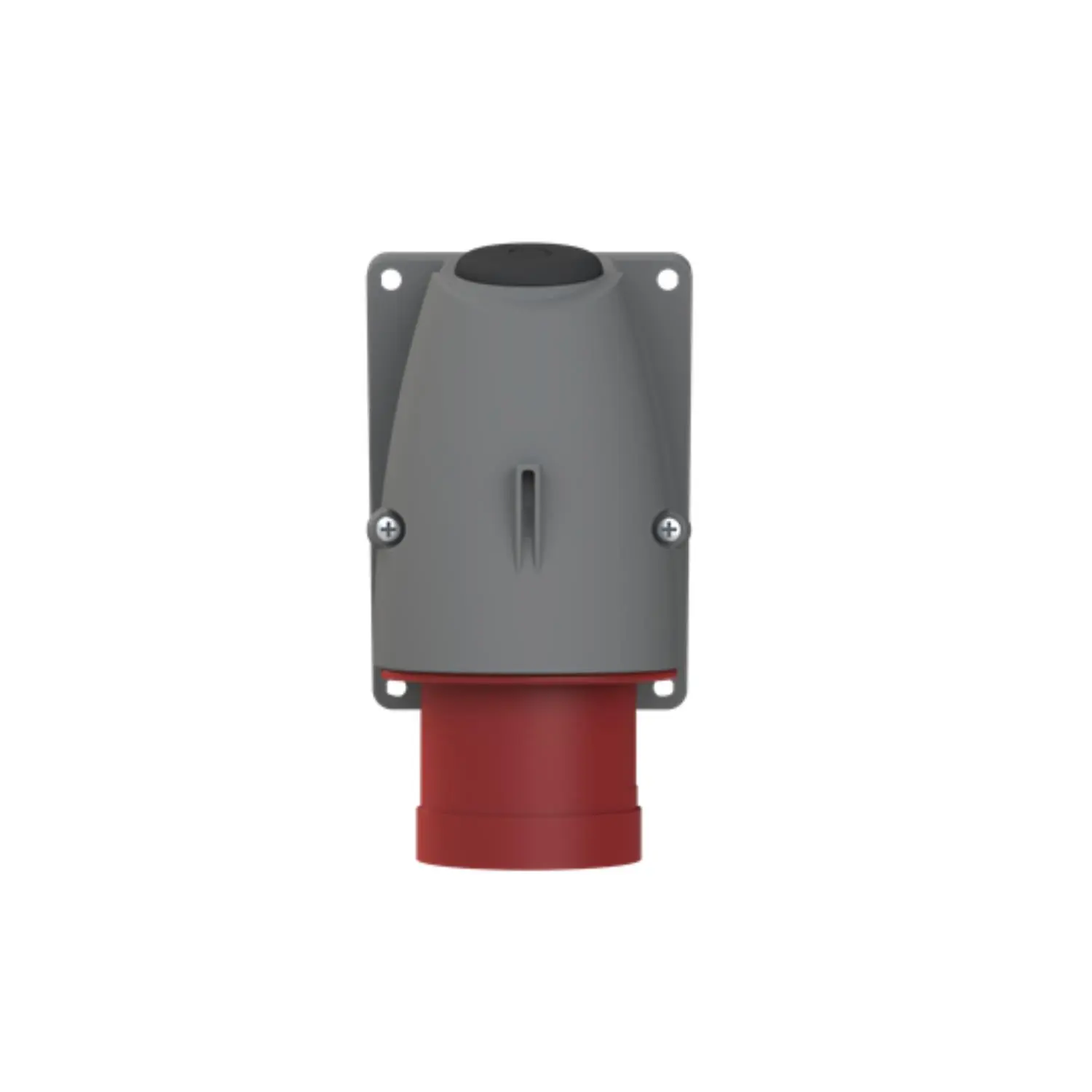 Produktfoto 1 von 2CMA193322R1000 Amphenol 32 Ampere CEE Wandsteckverbinder 4-polig (3P+PE) Stift, Kodierung 6h rot 380/415V Frequenz 50 und 60Hz