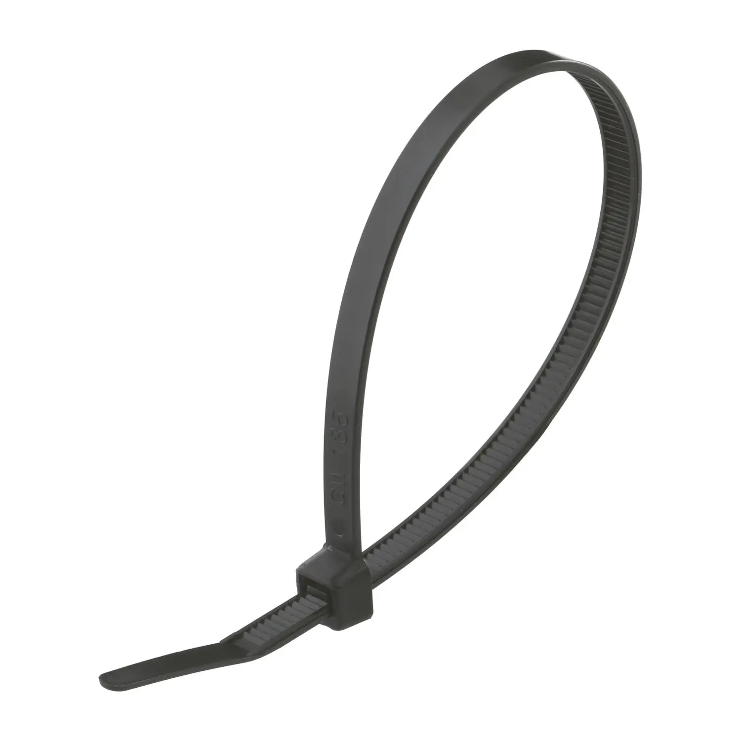 Kabelbinder universell einsetzbar UV-beständig VPE 100 Stück Maße L/B/H 143,0mm x 3,6mm, Farbe schwarz
