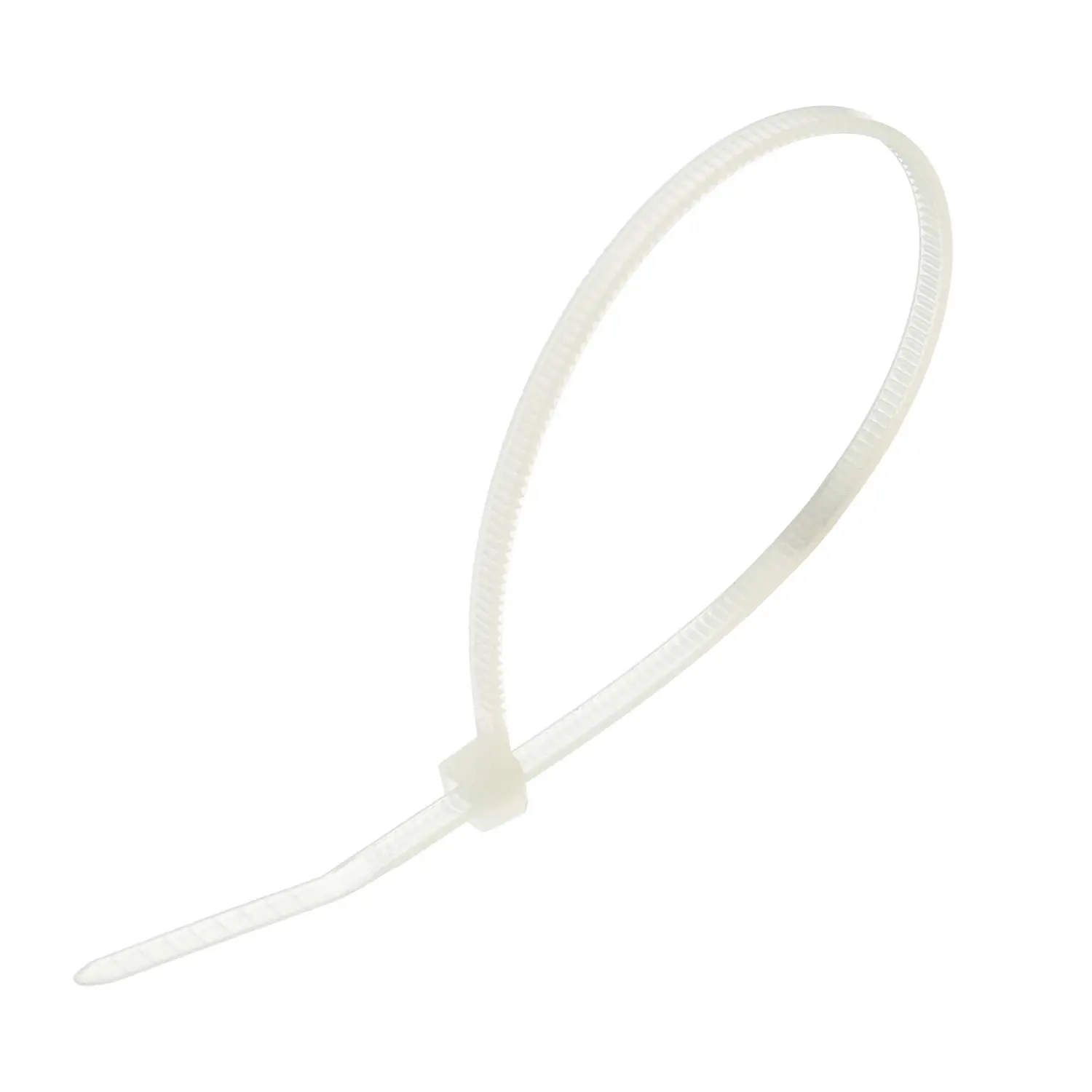Produktfoto 1 von Kabelbinder universell einsetzbar VPE 100 Stück Maße L/B/H 120,0mm x 4,8mm, Farbe natur