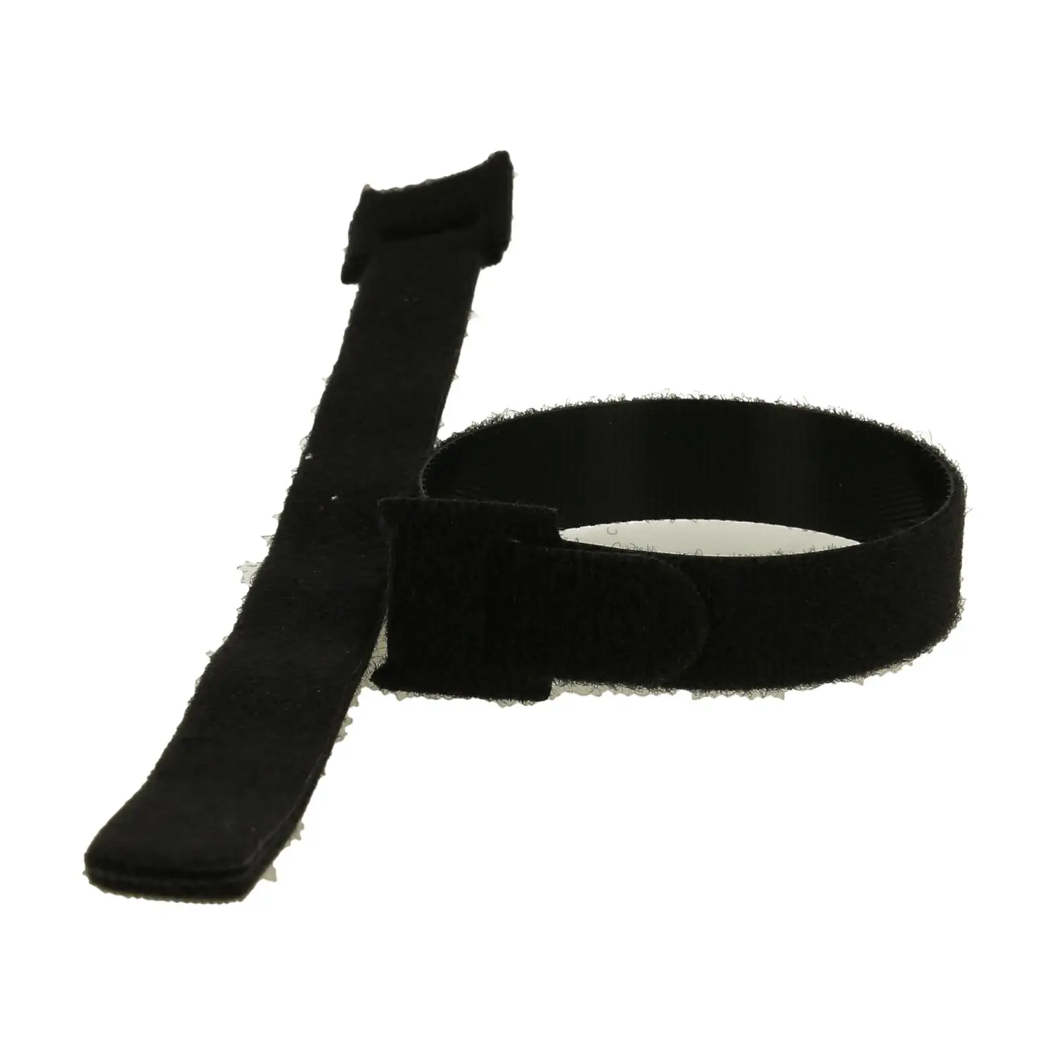 Produktfoto 1 von Klettkabelbinder wiederlösbar wiederverwendbar, Bündeldurchmesser maximale 48,0mm, VPE 100 Stück Maße L/B/H 200,0mm x 13,0mm, Farbe schwarz
