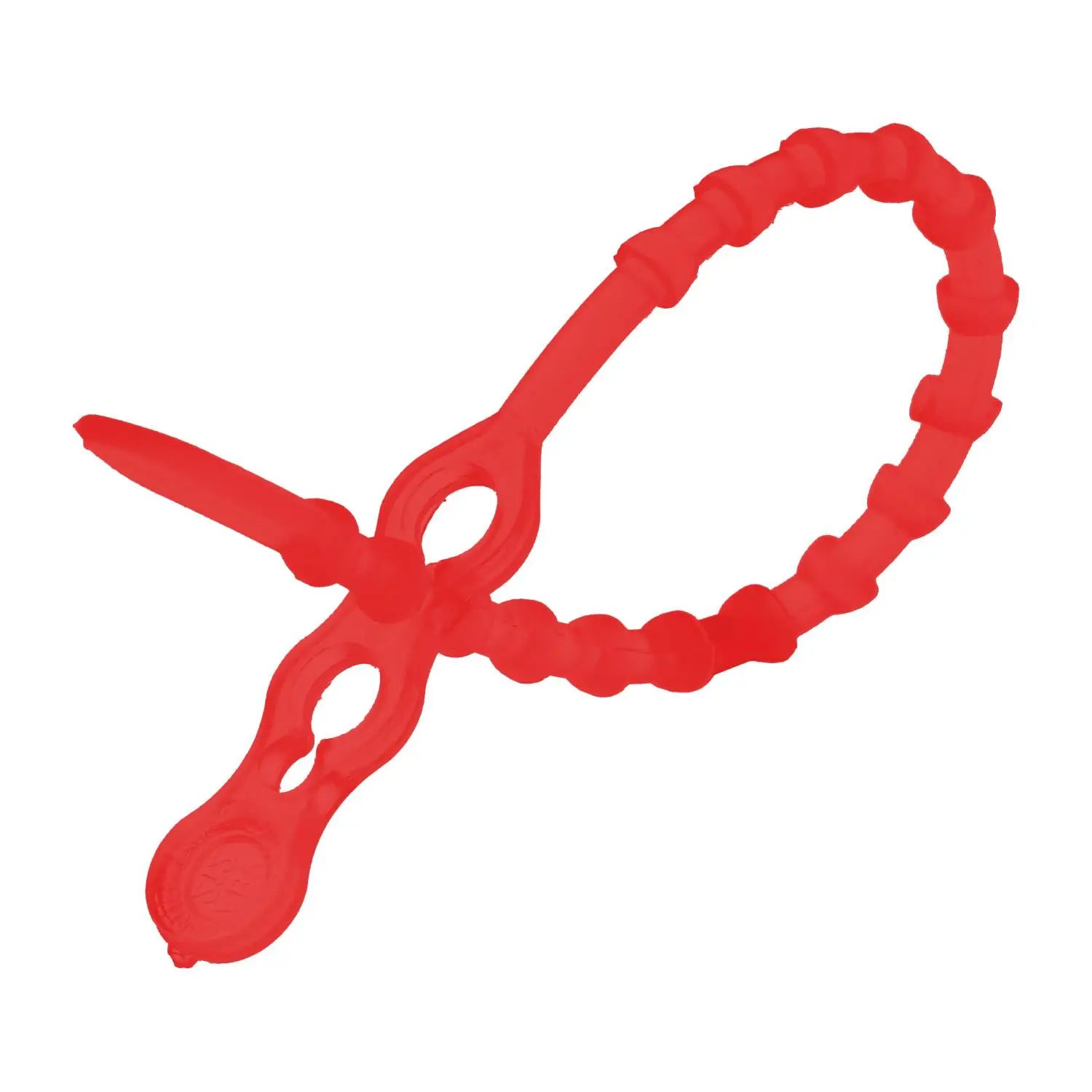 Produktfoto 1 von Kugelbinder wiederlösbar fast unbegrenzt wiederverwendbar, VPE 100 Stück Durchmesser/H 5,7mm, Farbe rot