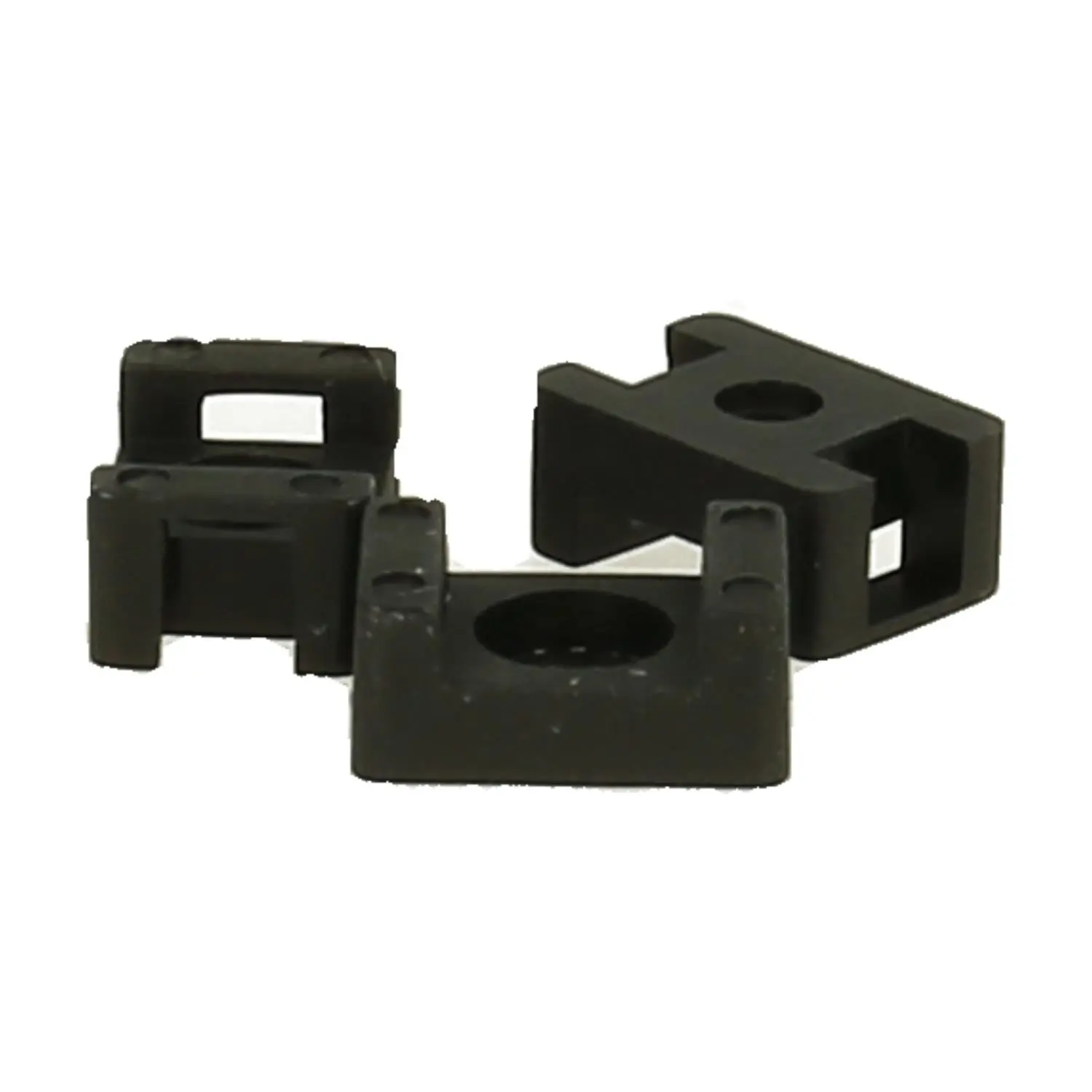 Produktfoto 1 von Schraubsockel für Kabelbinder VPE 1 Stück Maße L/B/H 14,9mm x 9,5mm x 7,2mm, Farbe schwarz