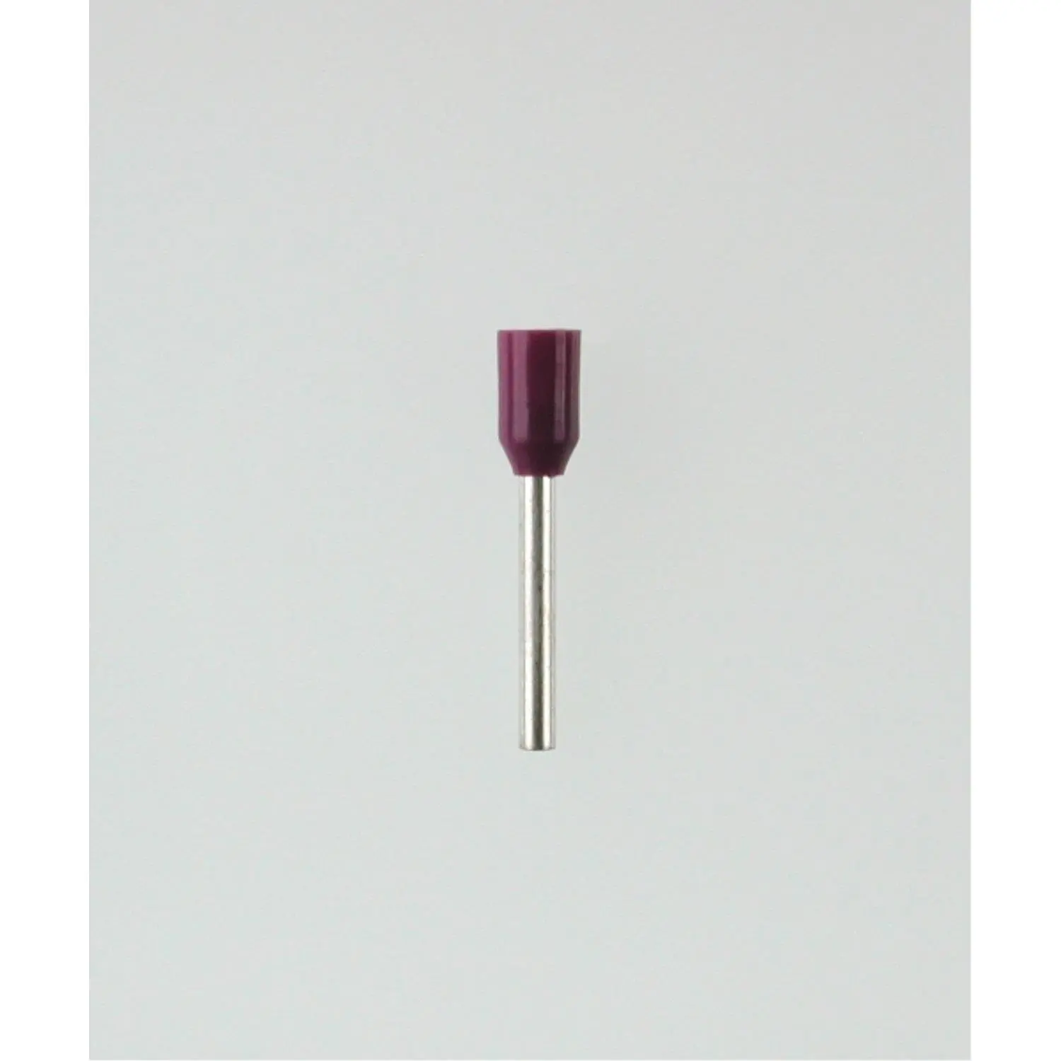 Produktfoto 1 von Aderendhülsen DIN 46228 Teil 4 isoliert, Größe L, Farbe Kodierung DIN Querschnitt 0,25mm² violett
