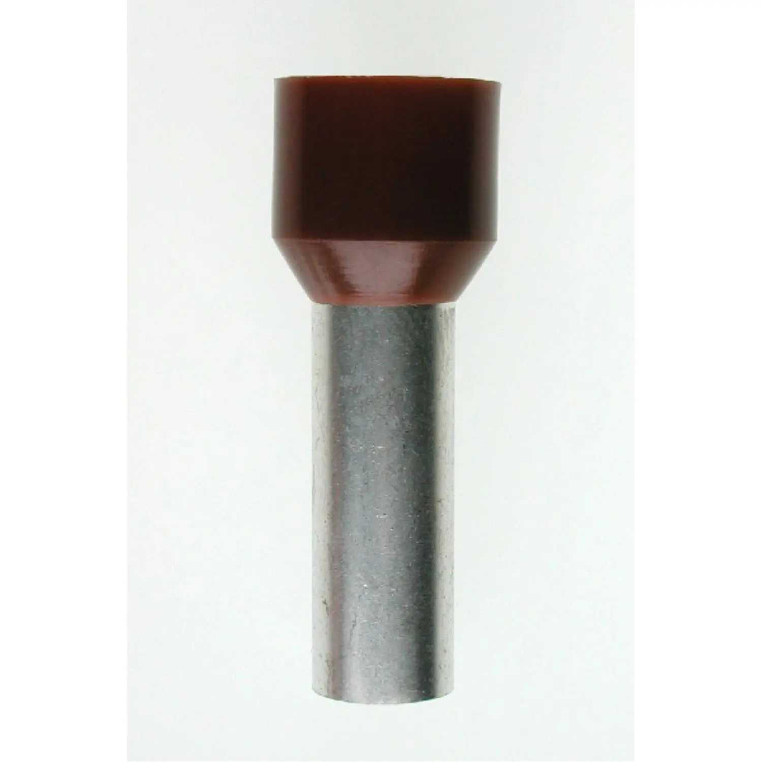 Produktfoto 1 von Aderendhülsen DIN 46228 Teil 4 isoliert, Größe L, Farbe Kodierung WE Querschnitt 25mm² braun