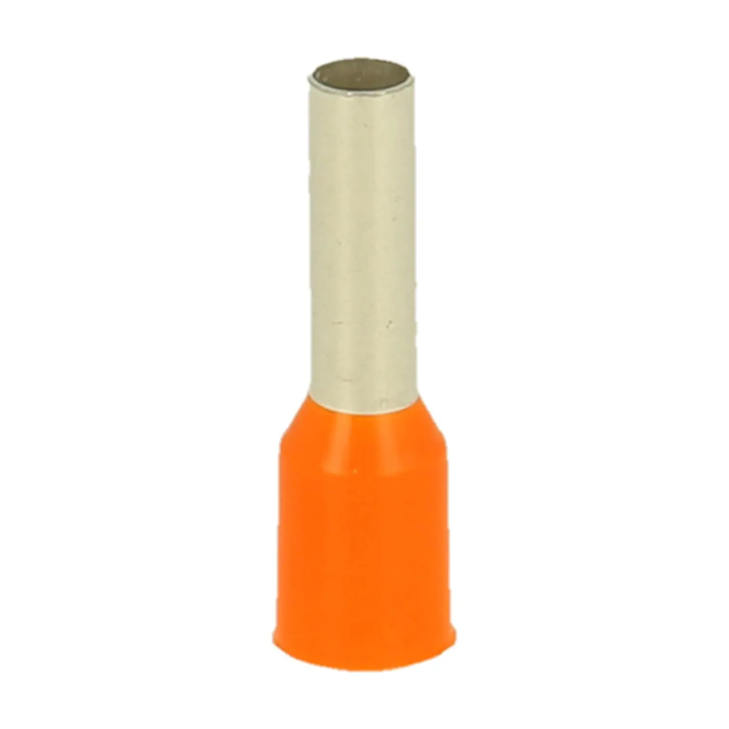 Produktfoto 1 von Aderendhülsen DIN 46228 Teil 4 isoliert, Größe N, Farbe Kodierung TM Querschnitt 4mm² orange
