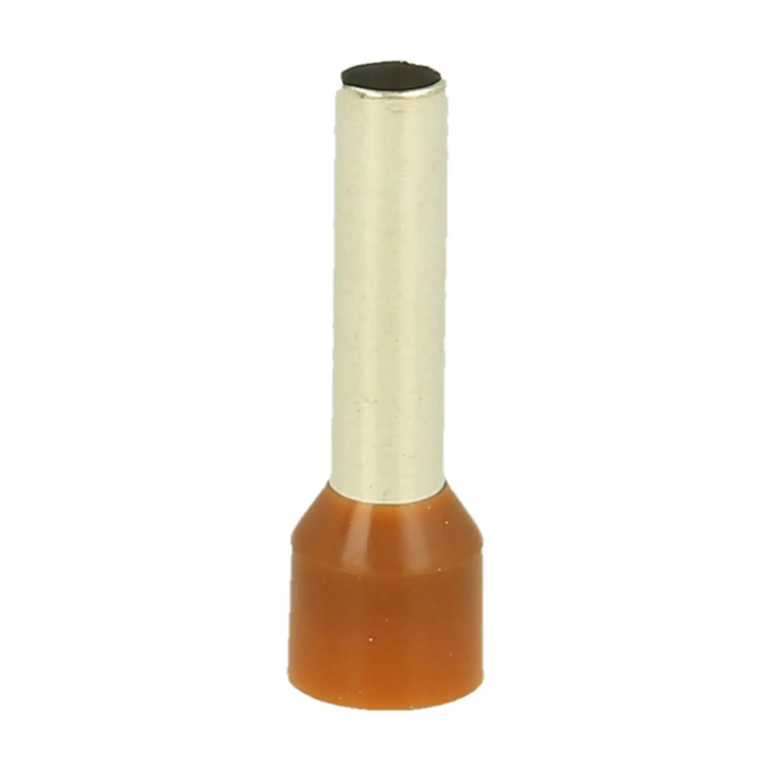 Produktfoto 1 von Aderendhülsen DIN 46228 Teil 4 isoliert, Größe L, Farbe Kodierung TM Querschnitt 10mm² braun