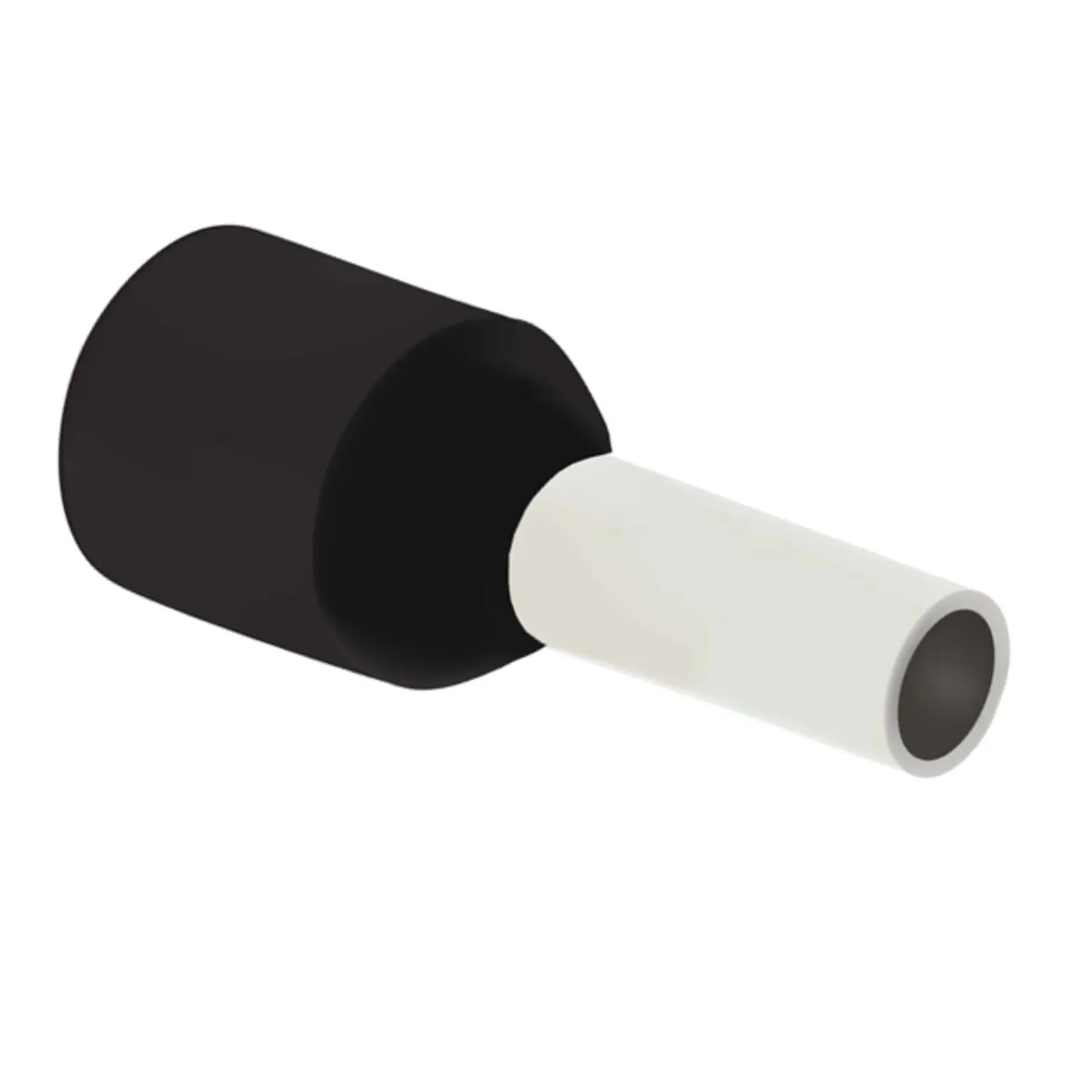 Produktfoto 1 von Aderendhülsen DIN 46228 Teil 4 isoliert, Größe N, Farbe Kodierung DIN Querschnitt 1,5mm² schwarz