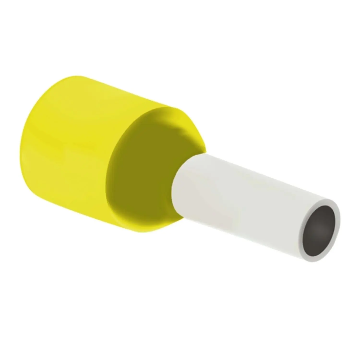 Produktfoto 1 von Aderendhülsen DIN 46228 Teil 4 isoliert, Größe N, Farbe Kodierung DIN Querschnitt 6mm² gelb