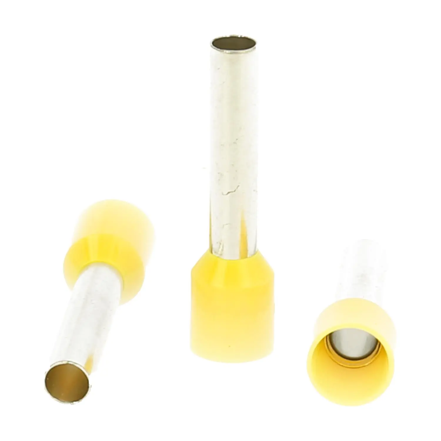 Aderendhülsen DIN 46228 Teil 4 isoliert, Größe L, Farbe Kodierung DIN Querschnitt 6mm² gelb